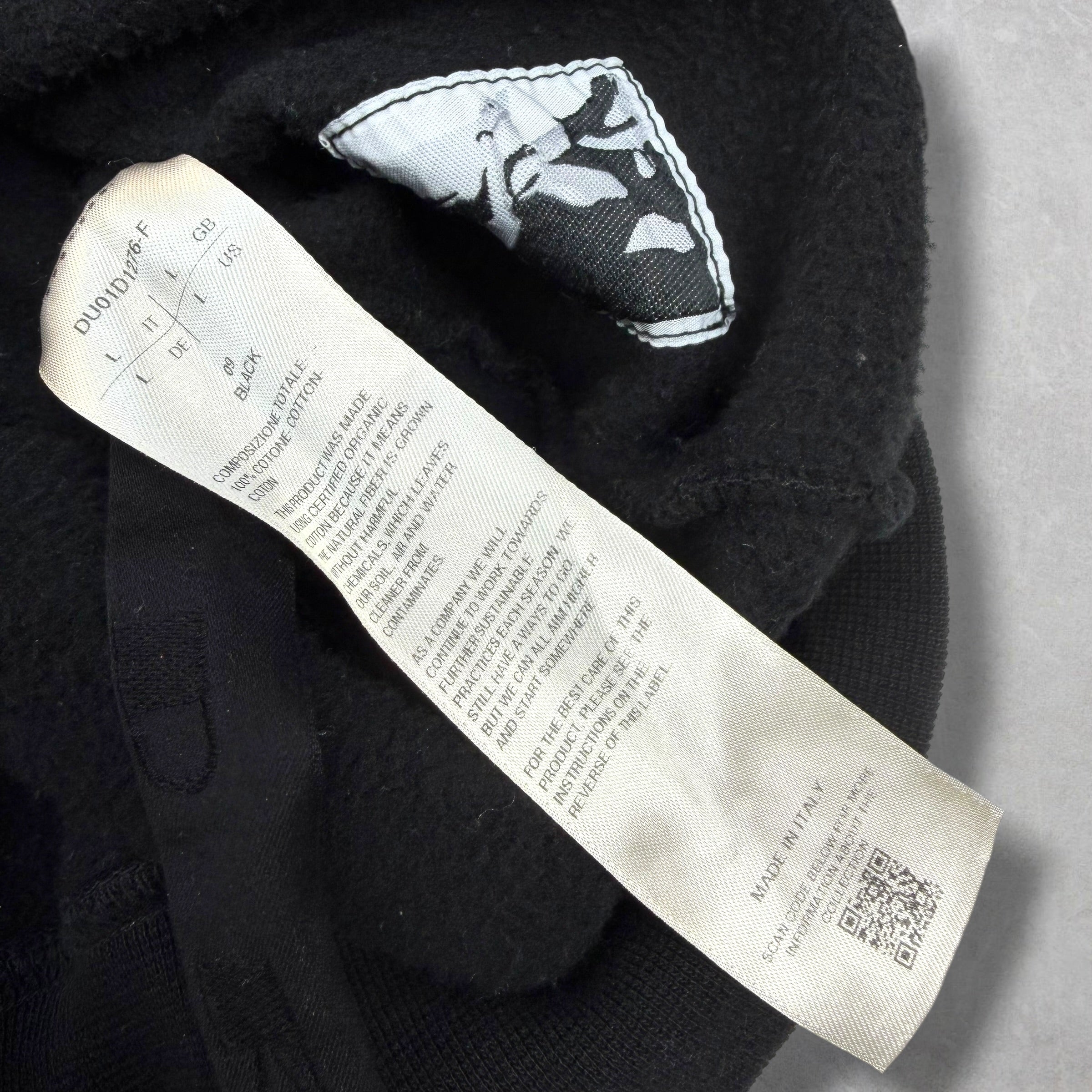 Rick Owens DRKSHDW Jason Hoodie Black L