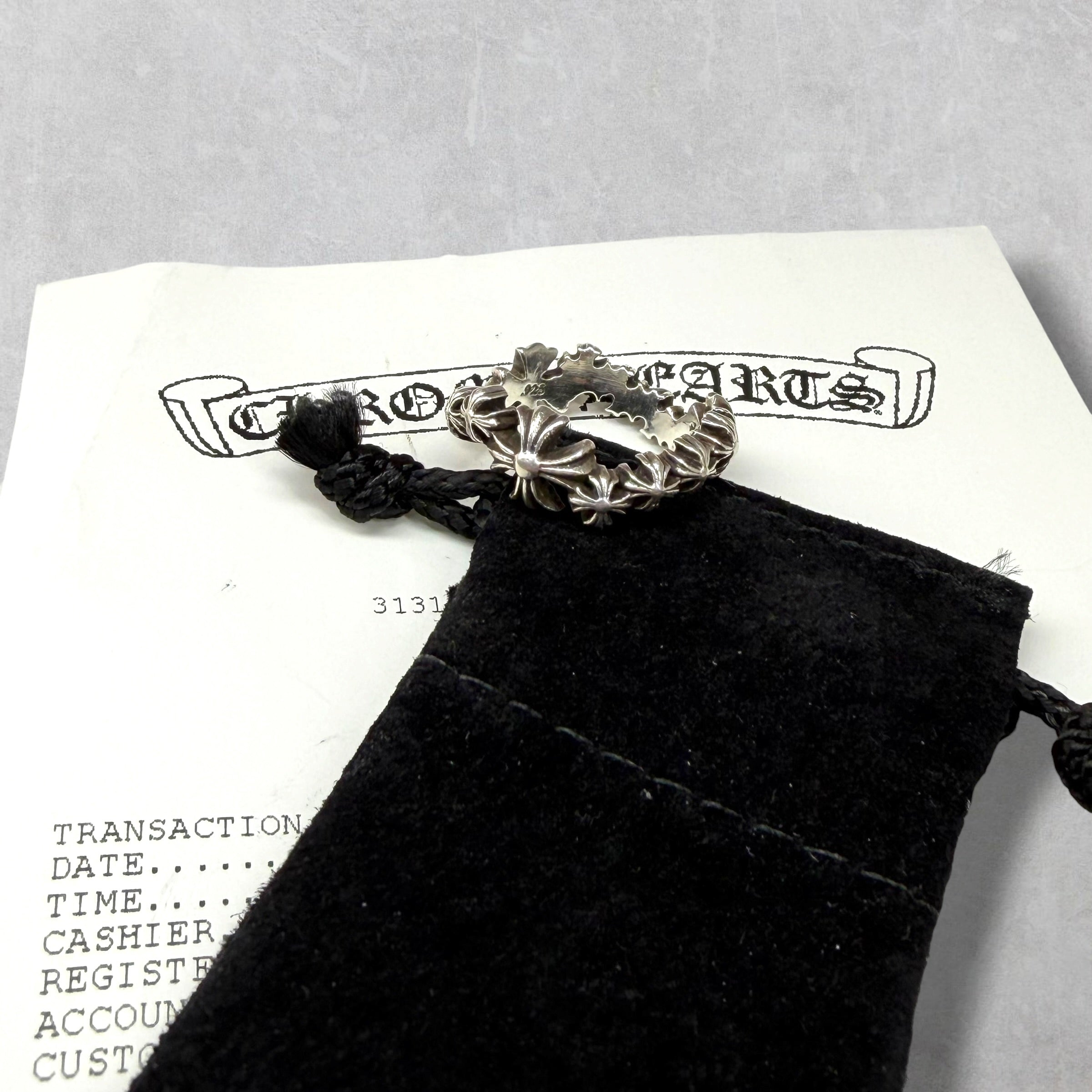 Chrome Hearts Plus Wave Ring 9