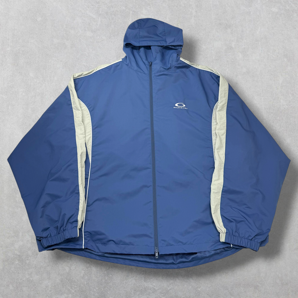 Balenciaga Tracksuit Jacket Marine Blue L