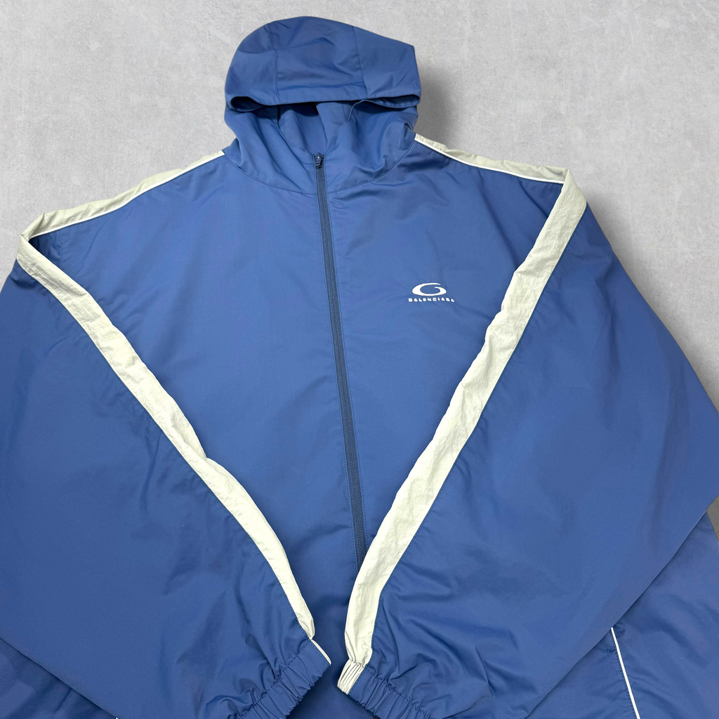 Balenciaga Tracksuit Jacket Marine Blue L