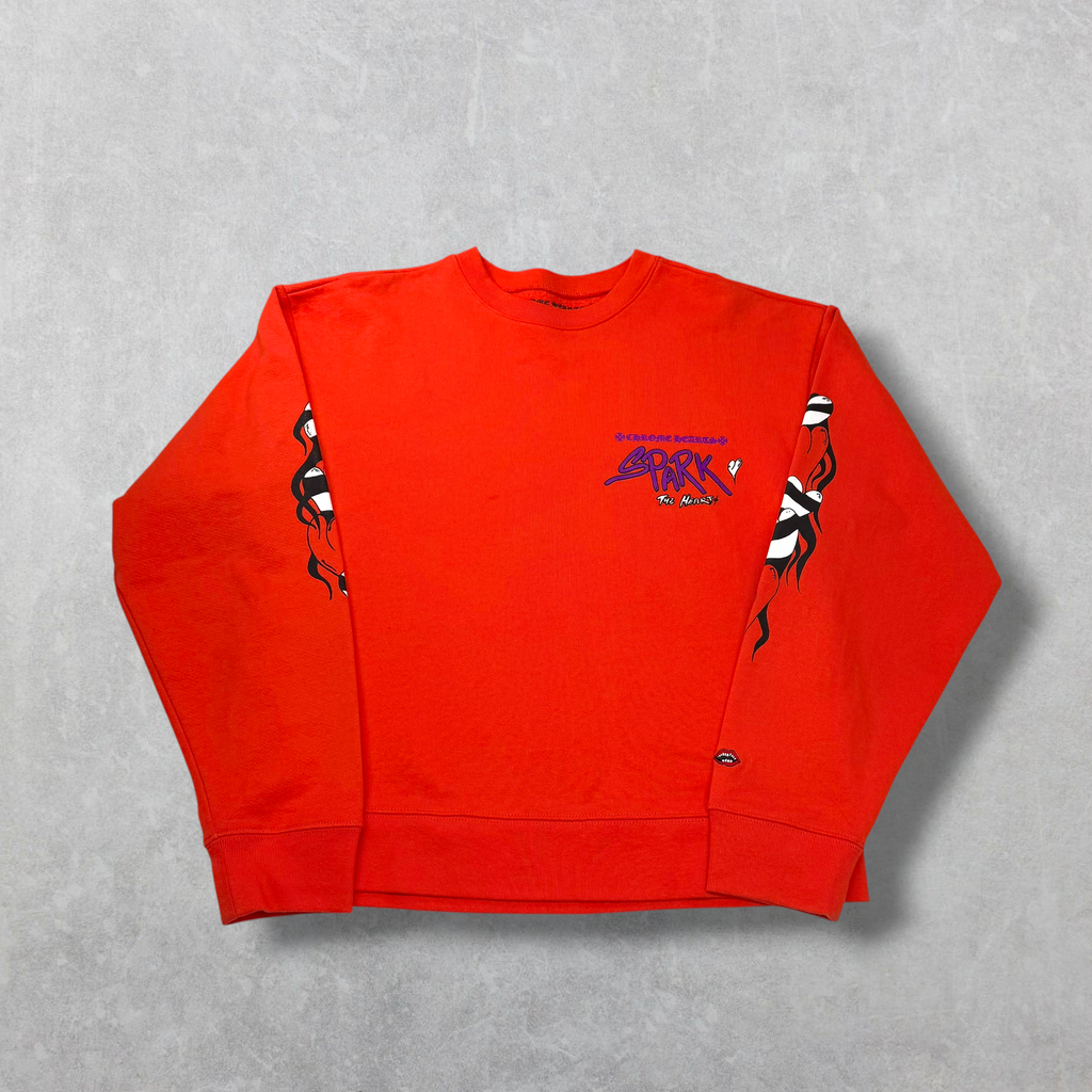 Chrome Hearts Matty Boy 'Sick Heart' Crewneck M