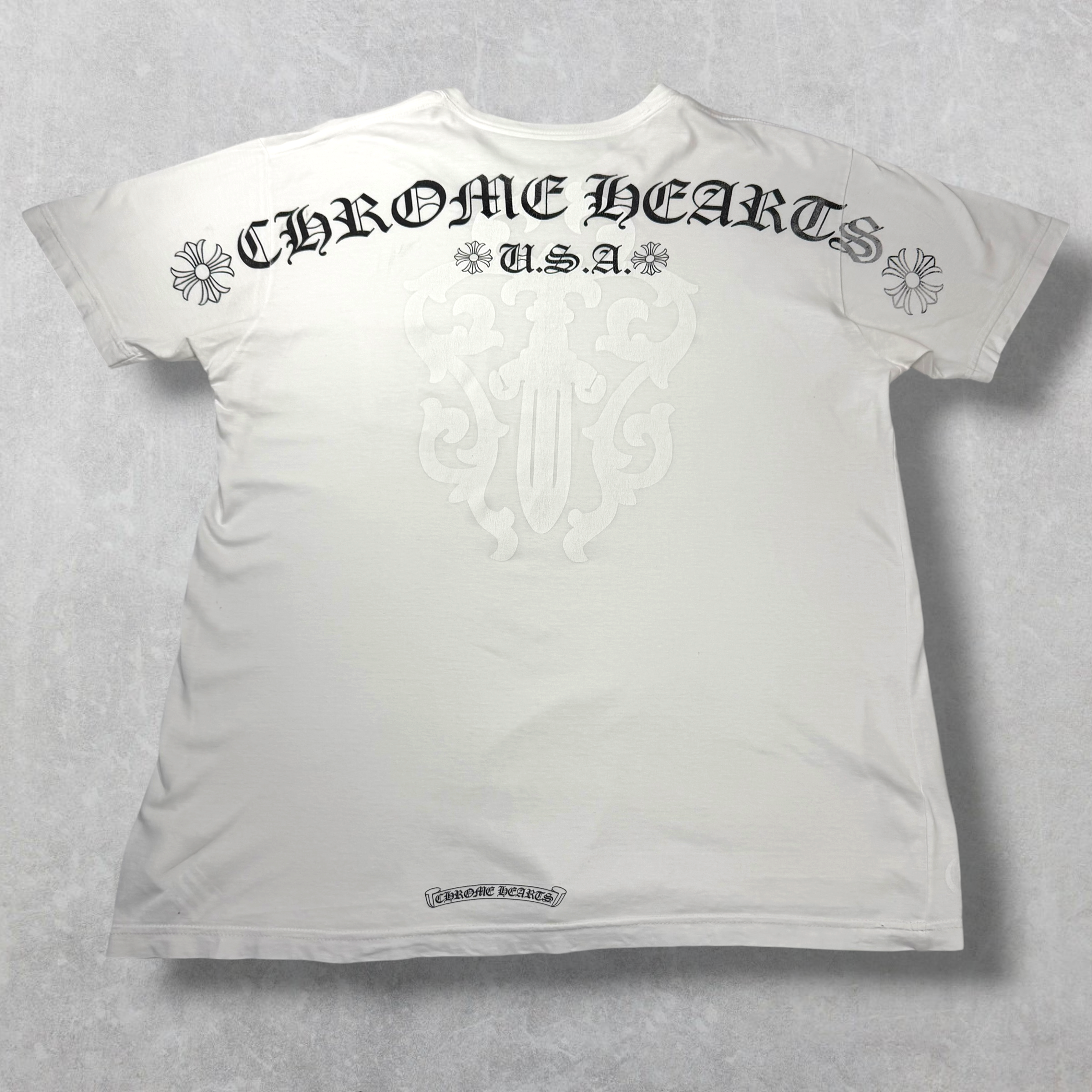 Chrome Hearts Plus Cross Tonal Vine Dagger Tee XL