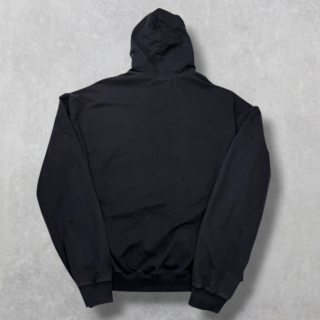 Vetements Bro Baseball Embroidered Logo Zip Hoodie S