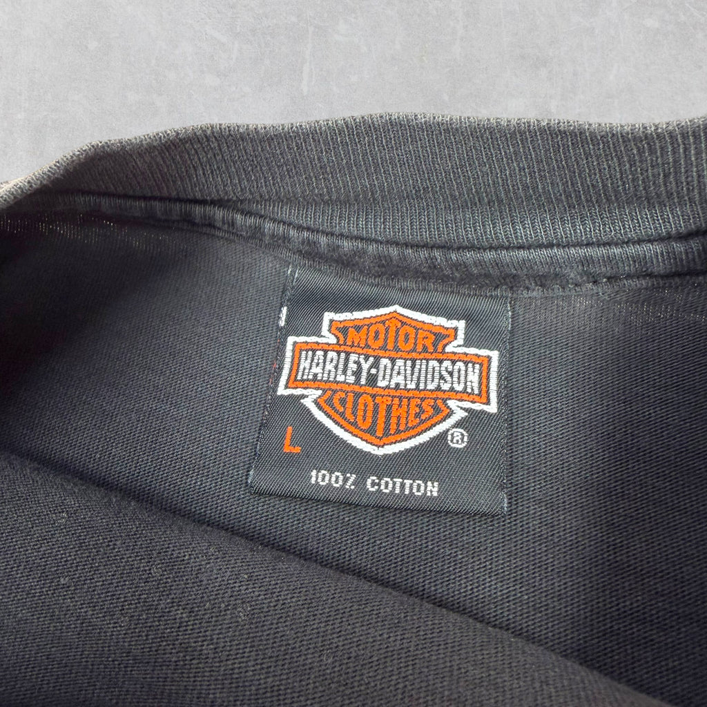 Vintage 90s Harley Davidson Russia Tee L
