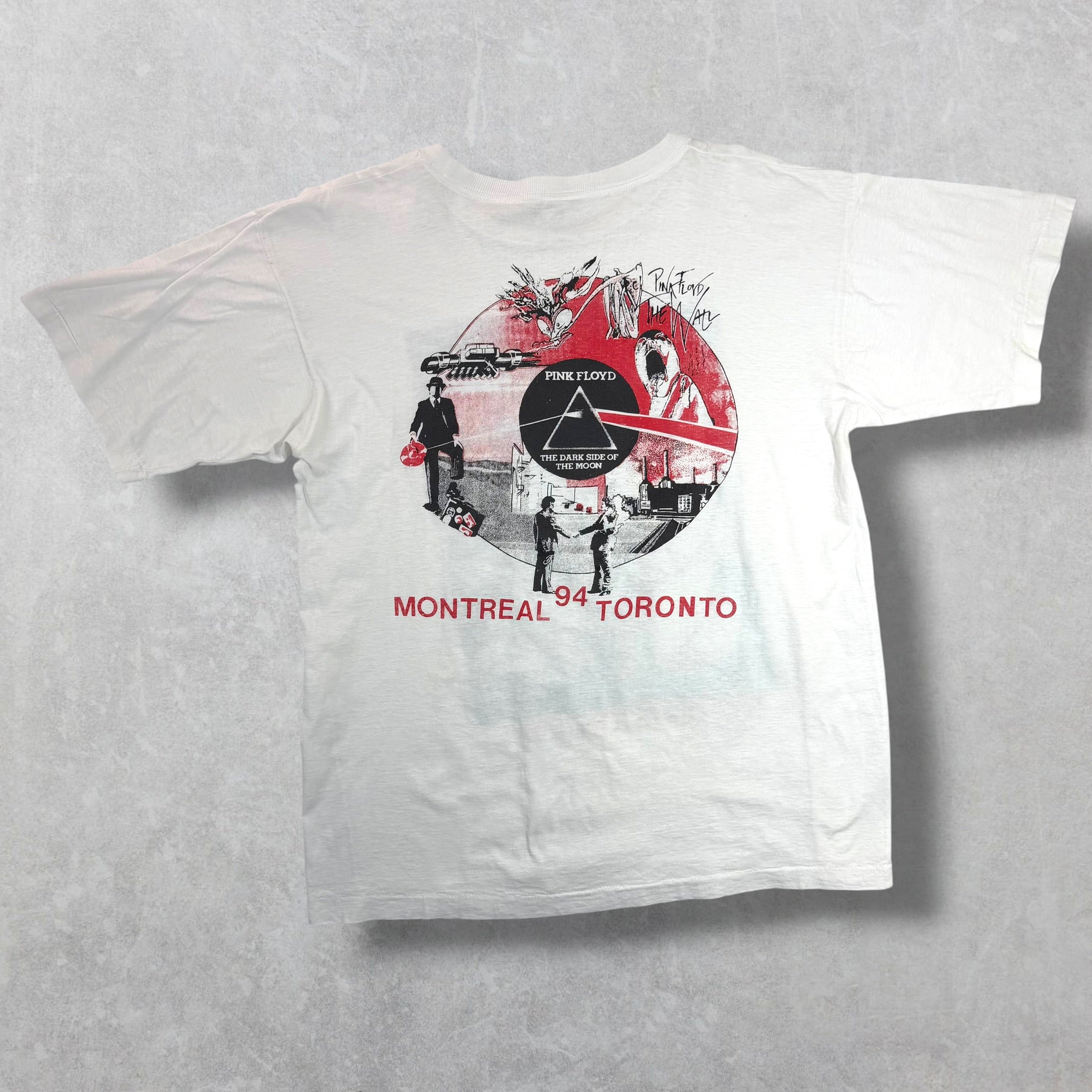 Vintage 1994 Pink Floyd "The Division Bell" Canada Tour Tee L