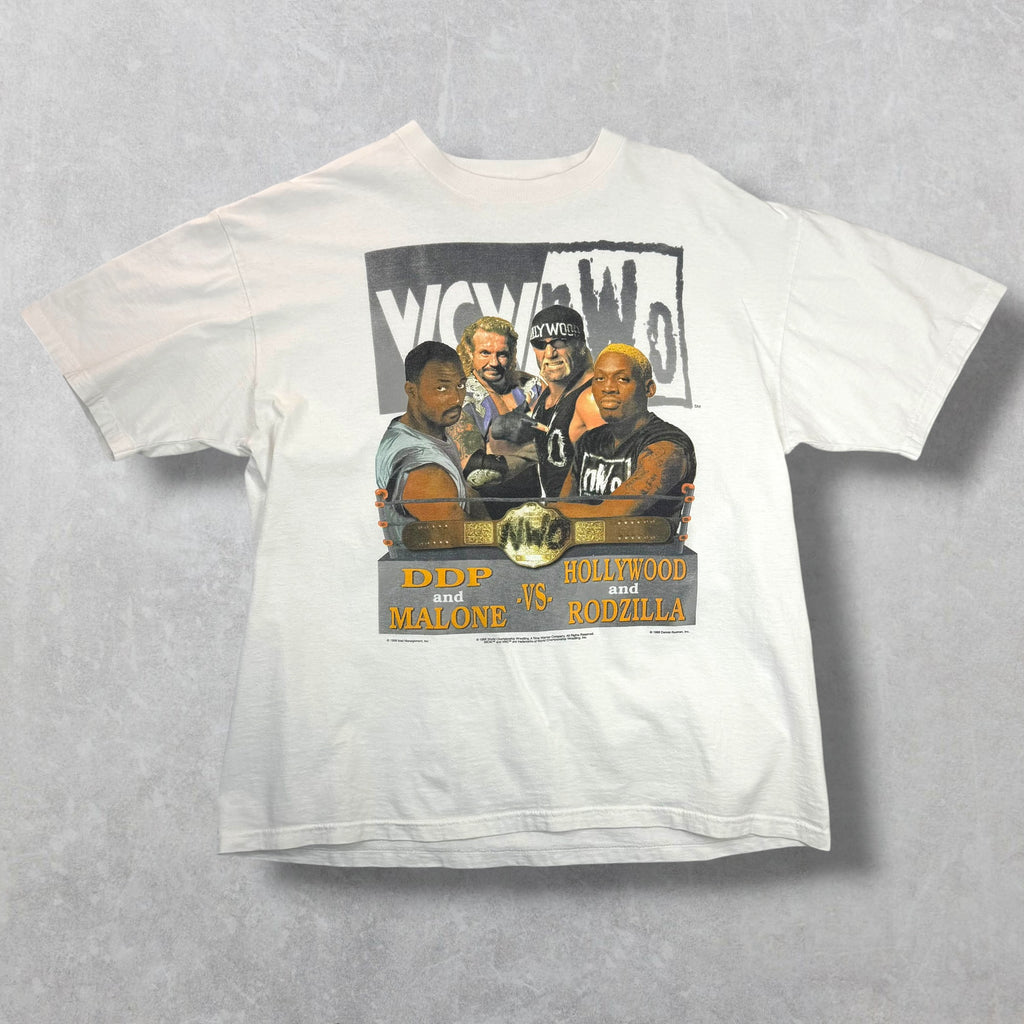 Vintage 1998 NWO VS WCW Wrestling Dennis Rodman Tee XL