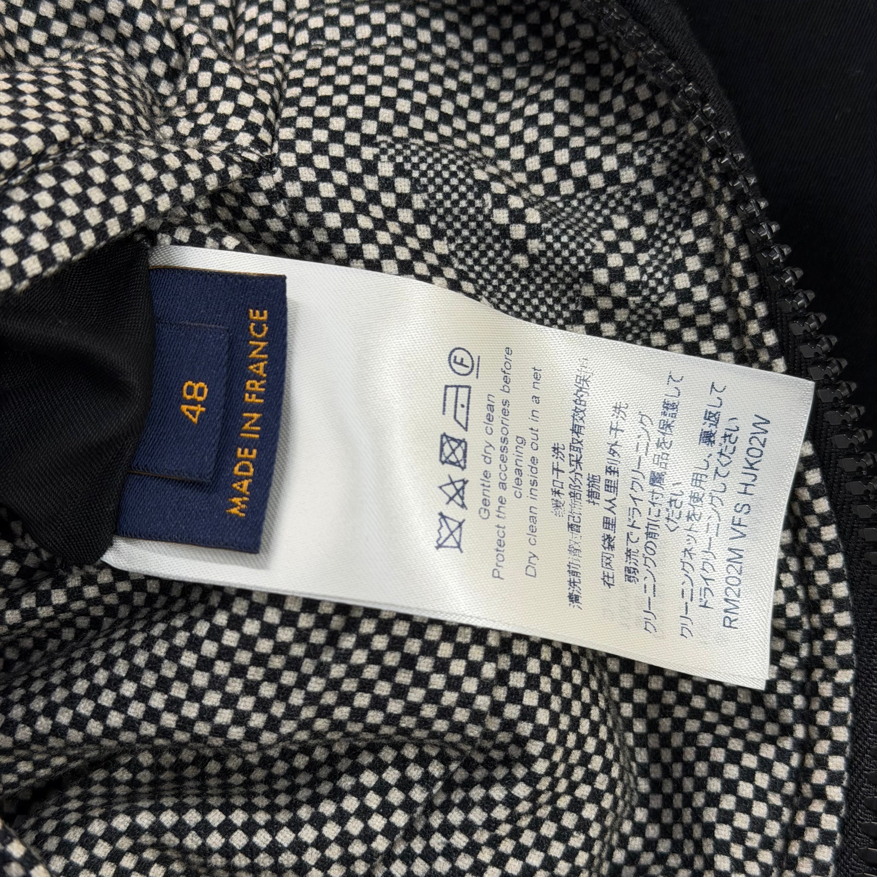 Louis Vuitton x Nigo Embroidered Padded Moleskine Parka 48 (M)