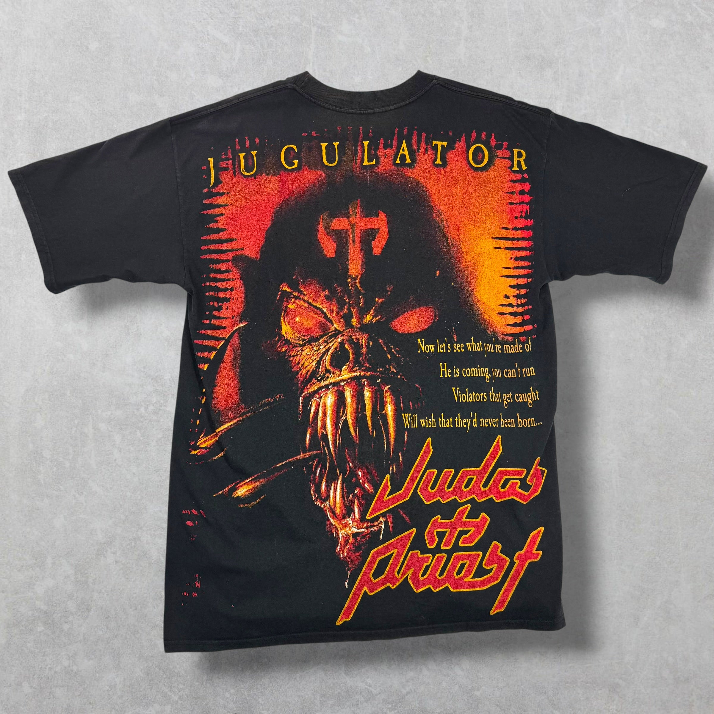 Vintage 90s Resurreccion Judas Priest "Jugulator" Tee XL