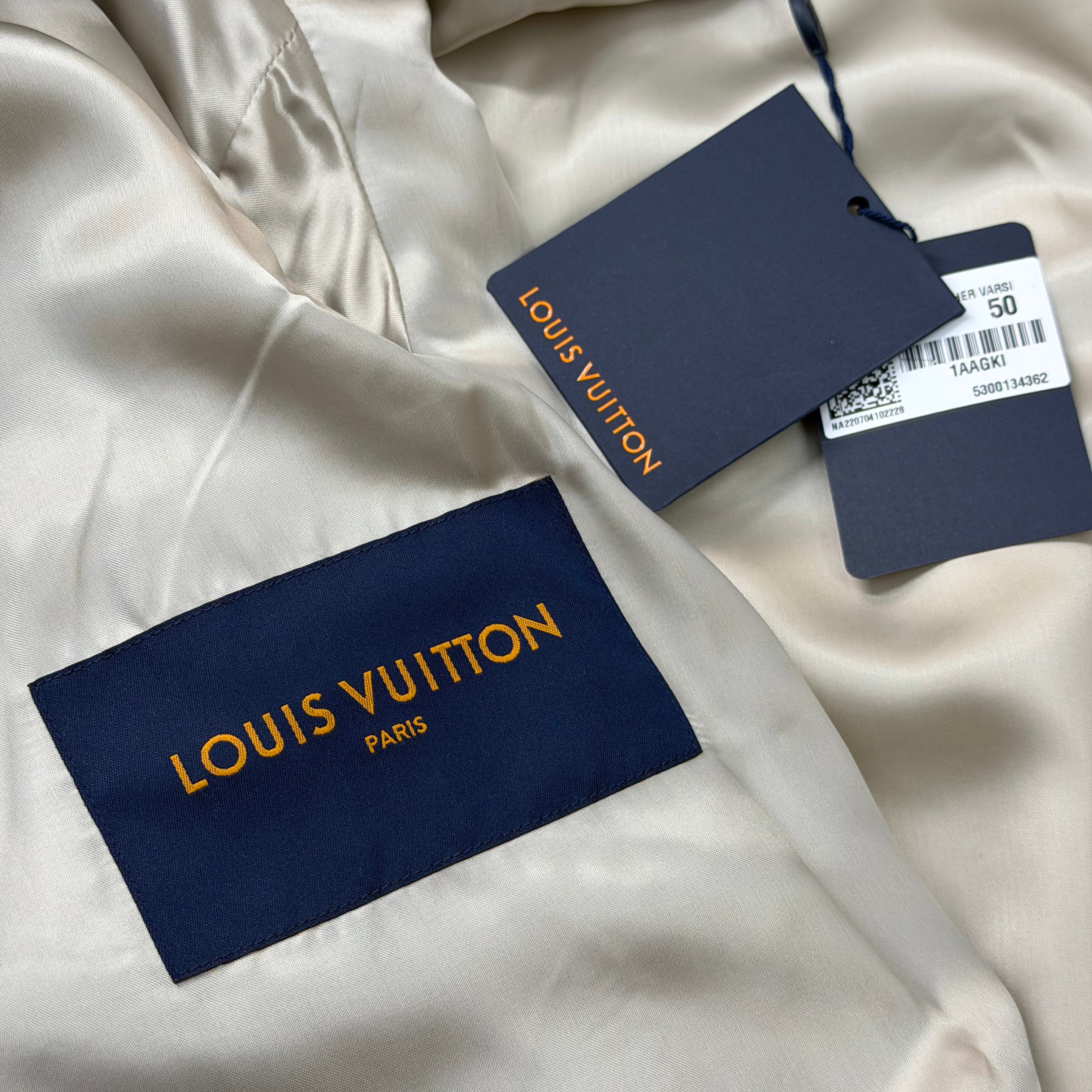 Louis Vuitton Bunny Milky White Varsity Jacket 50 (L)