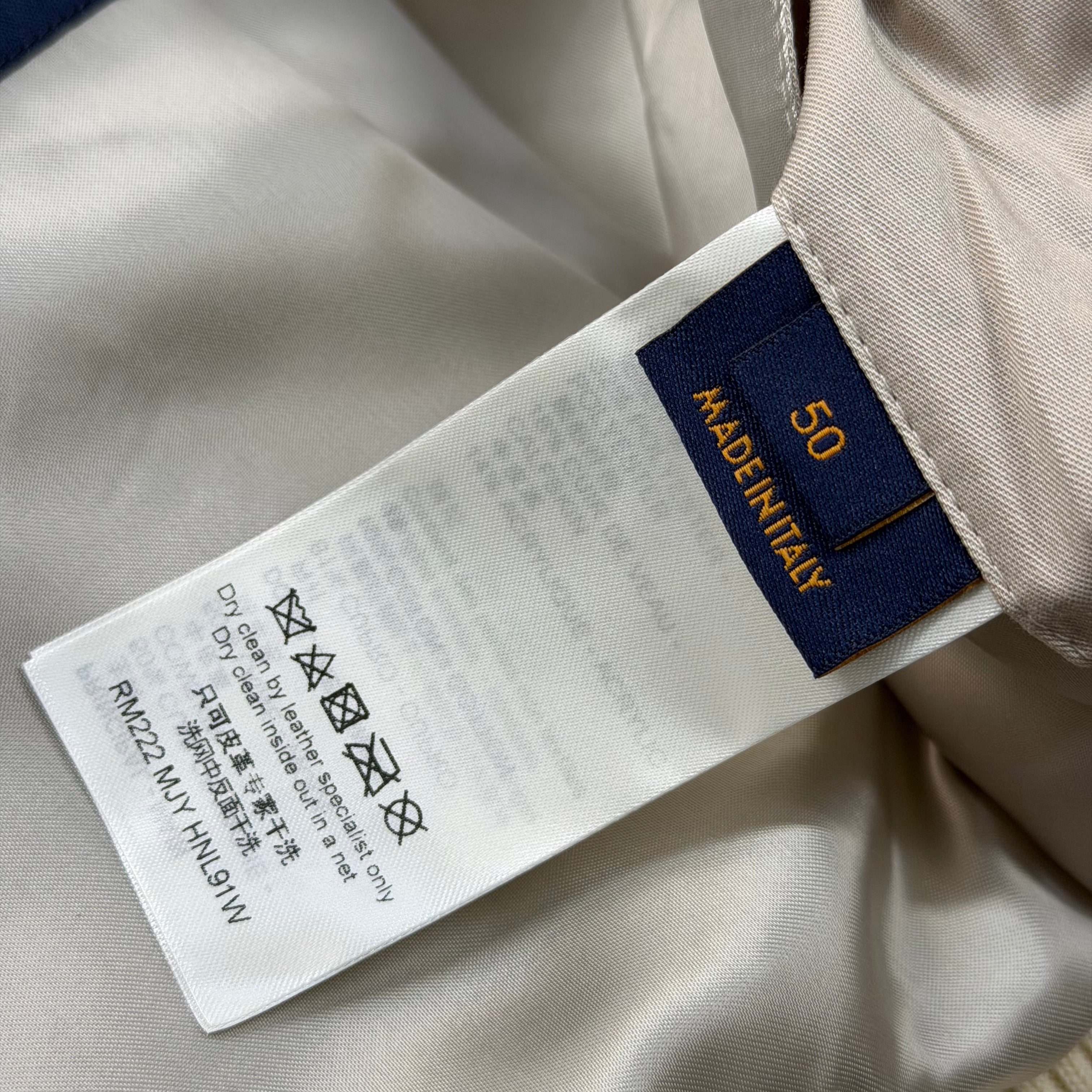 Louis Vuitton Bunny Milky White Varsity Jacket 50 (L)