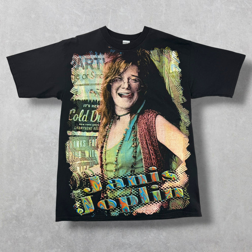 Vintage 90s Resurreccion Janis Joplin Tee XL