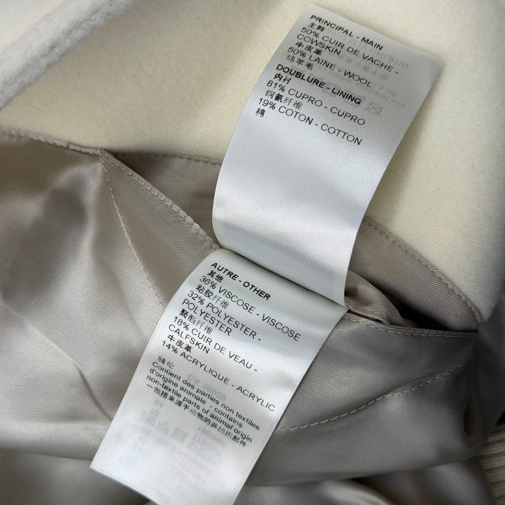 Louis Vuitton Bunny Milky White Varsity Jacket 50 (L)