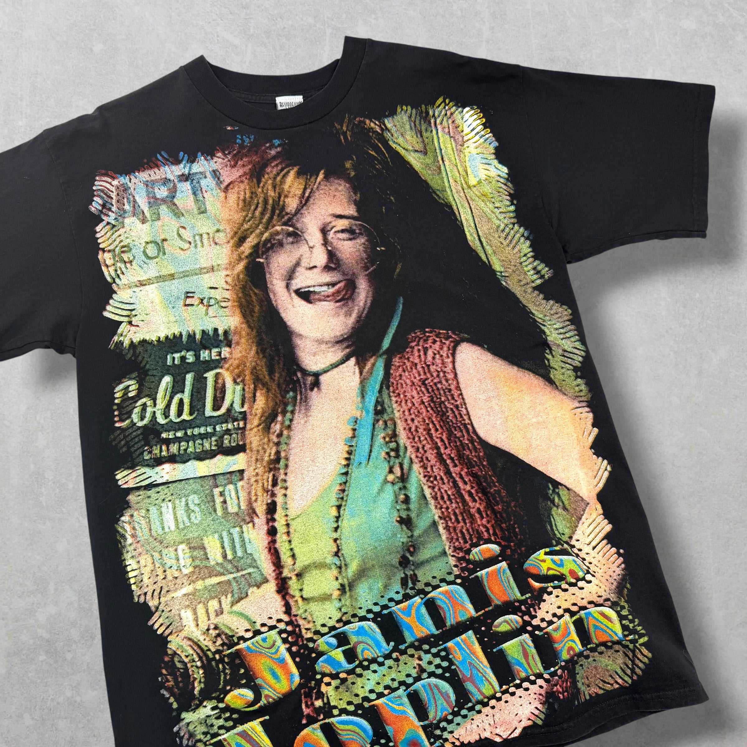 Vintage 90s Resurreccion Janis Joplin Tee XL
