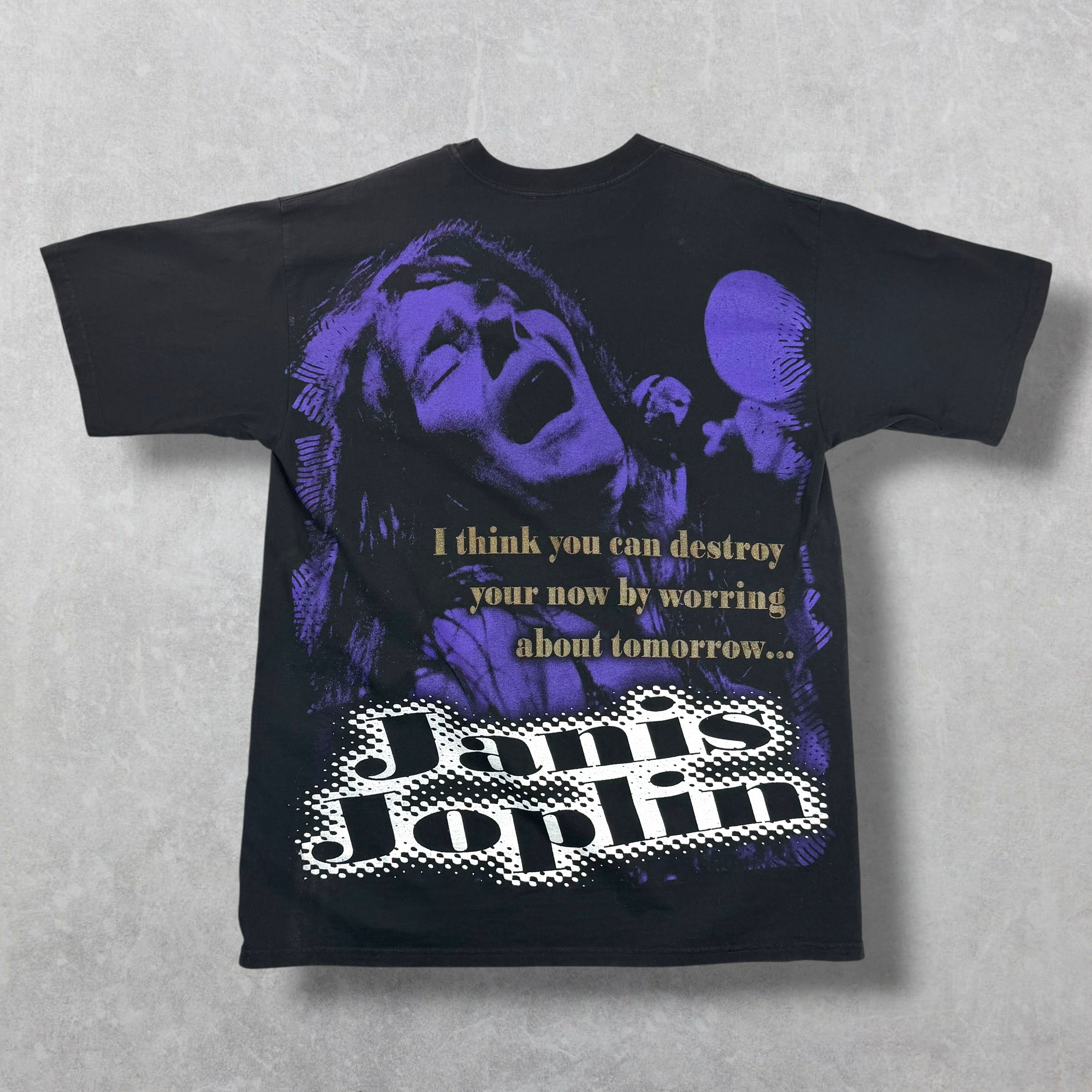 Vintage 90s Resurreccion Janis Joplin Tee XL