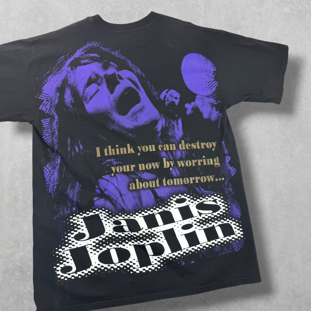 Vintage 90s Resurreccion Janis Joplin Tee XL