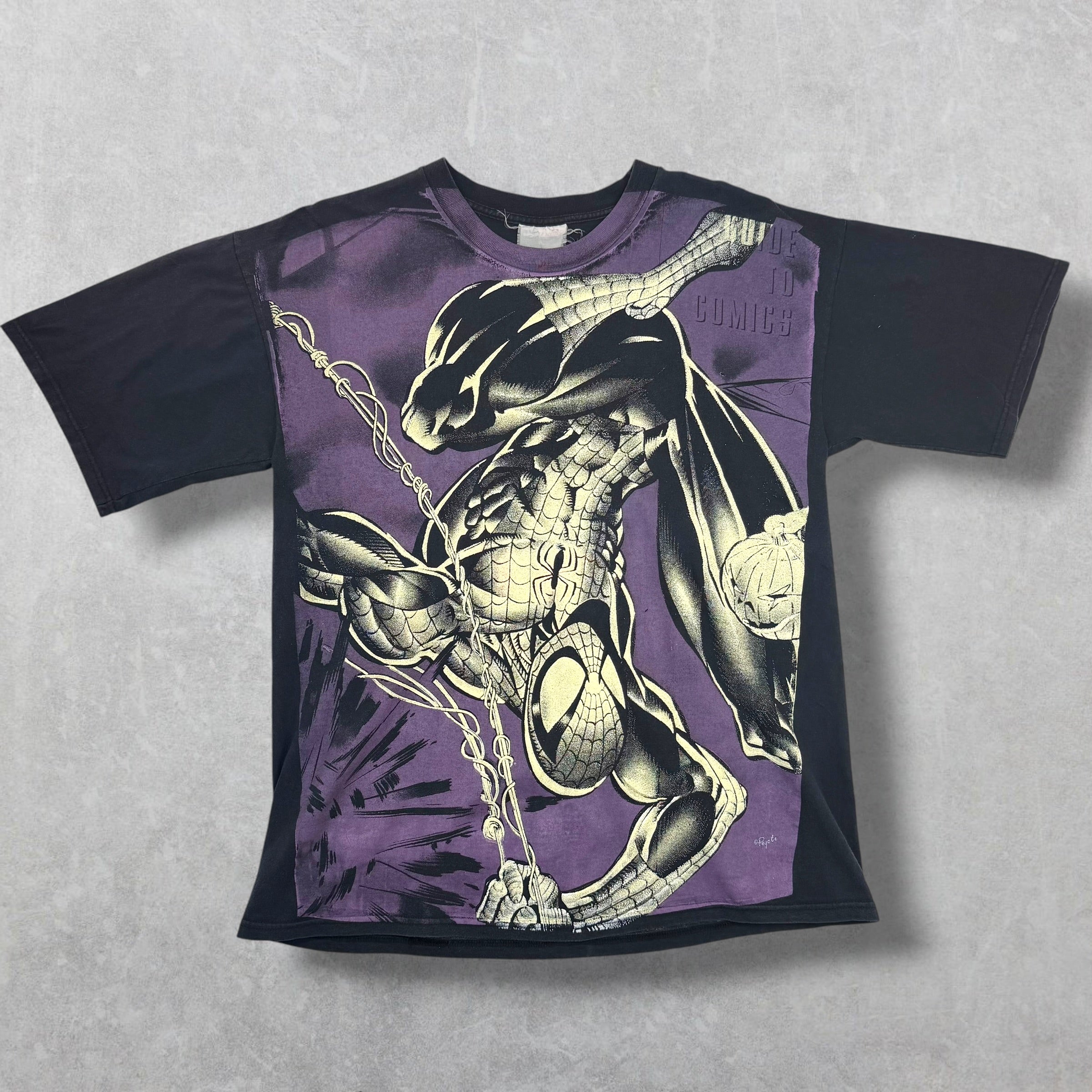 Vintage 90s Peyote Spider-Man Green Goblin Tee XL