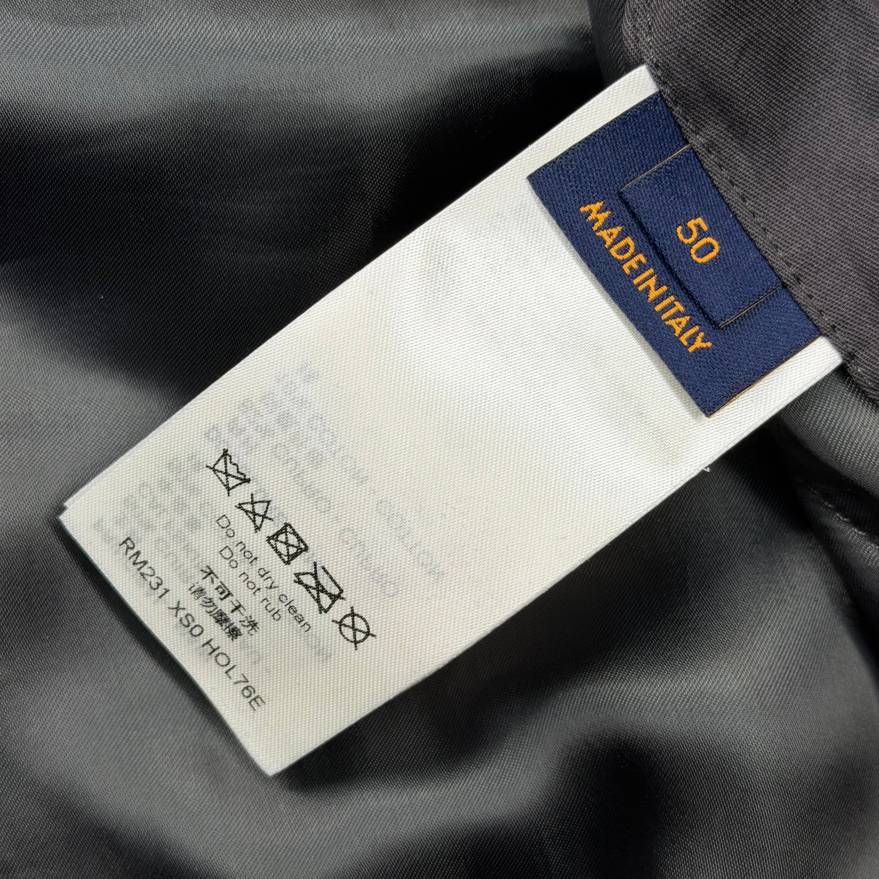 Louis Vuitton Canvas Leather Bomber Marigold Jacket 50 (L)