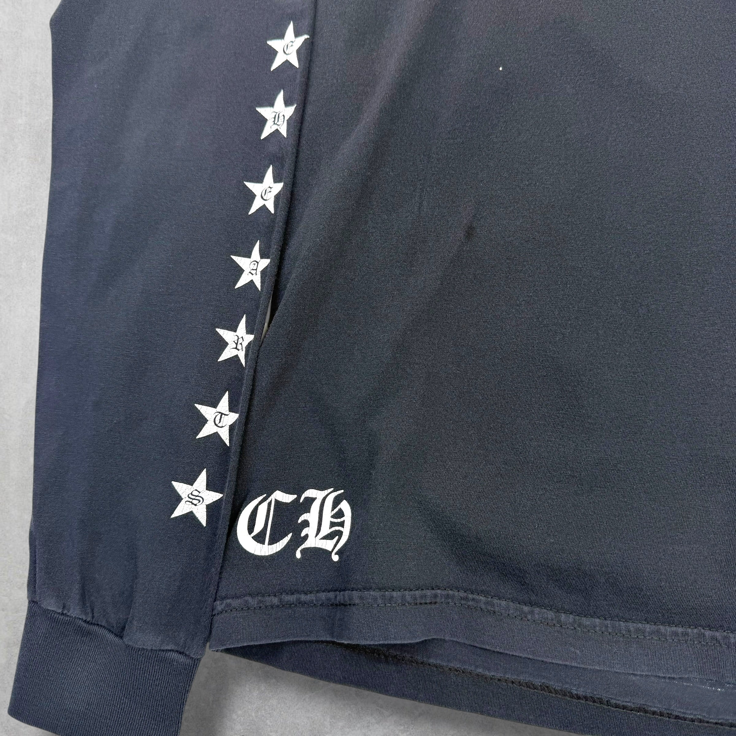 Chrome Hearts Stars Long Sleeve Tee S