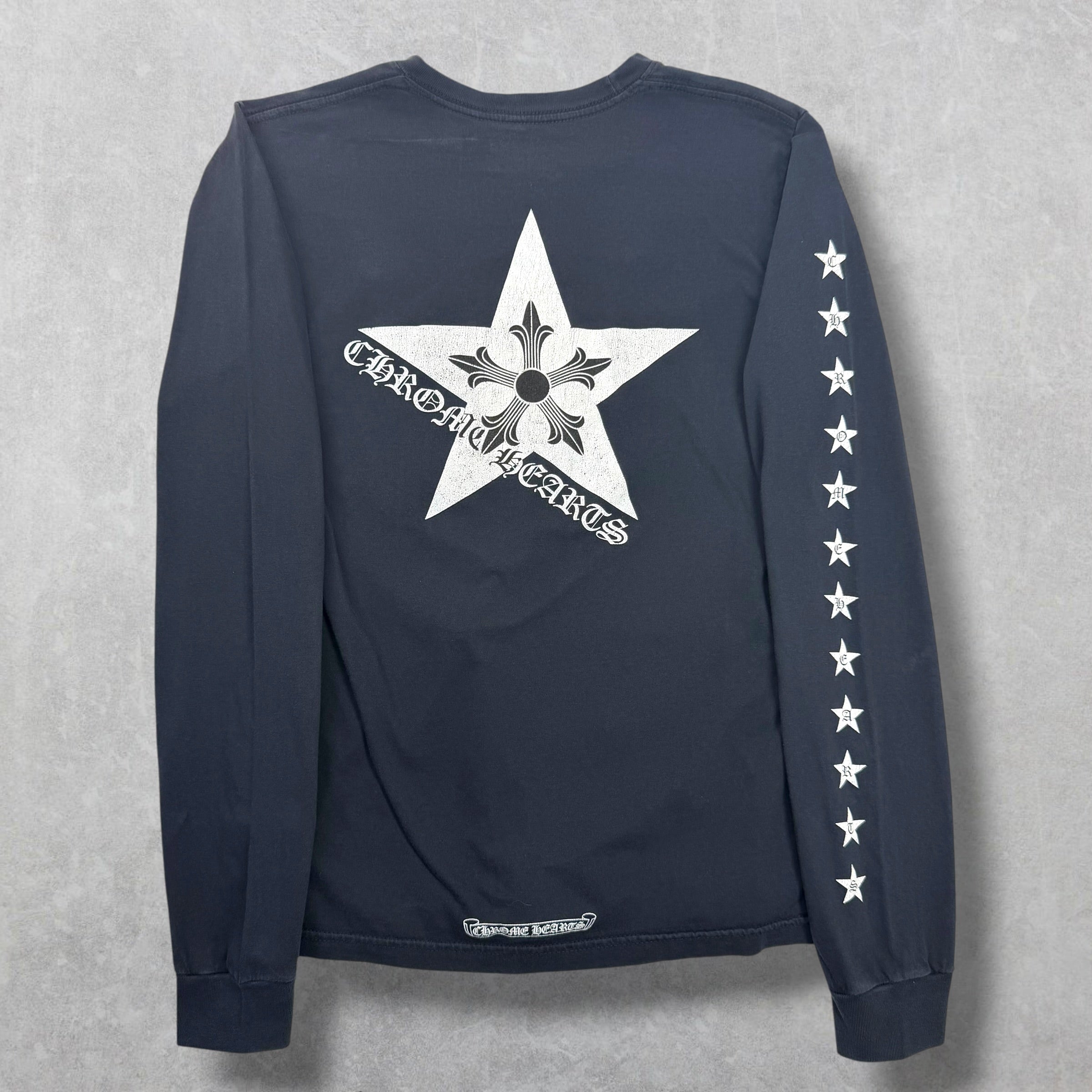 Chrome Hearts Stars Long Sleeve Tee S