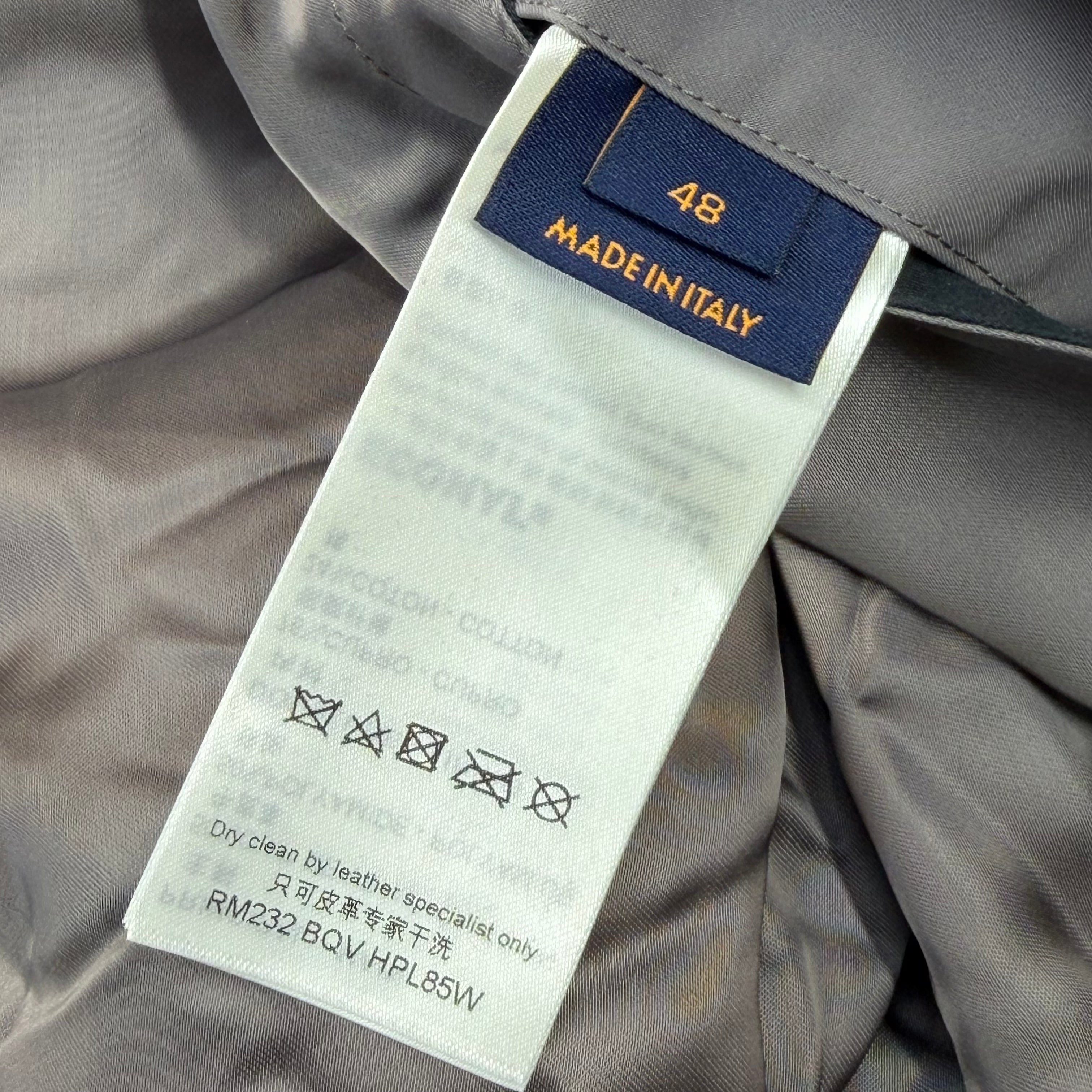 Louis Vuitton Leather and Nylon Film Studios Blouson 48 (L)