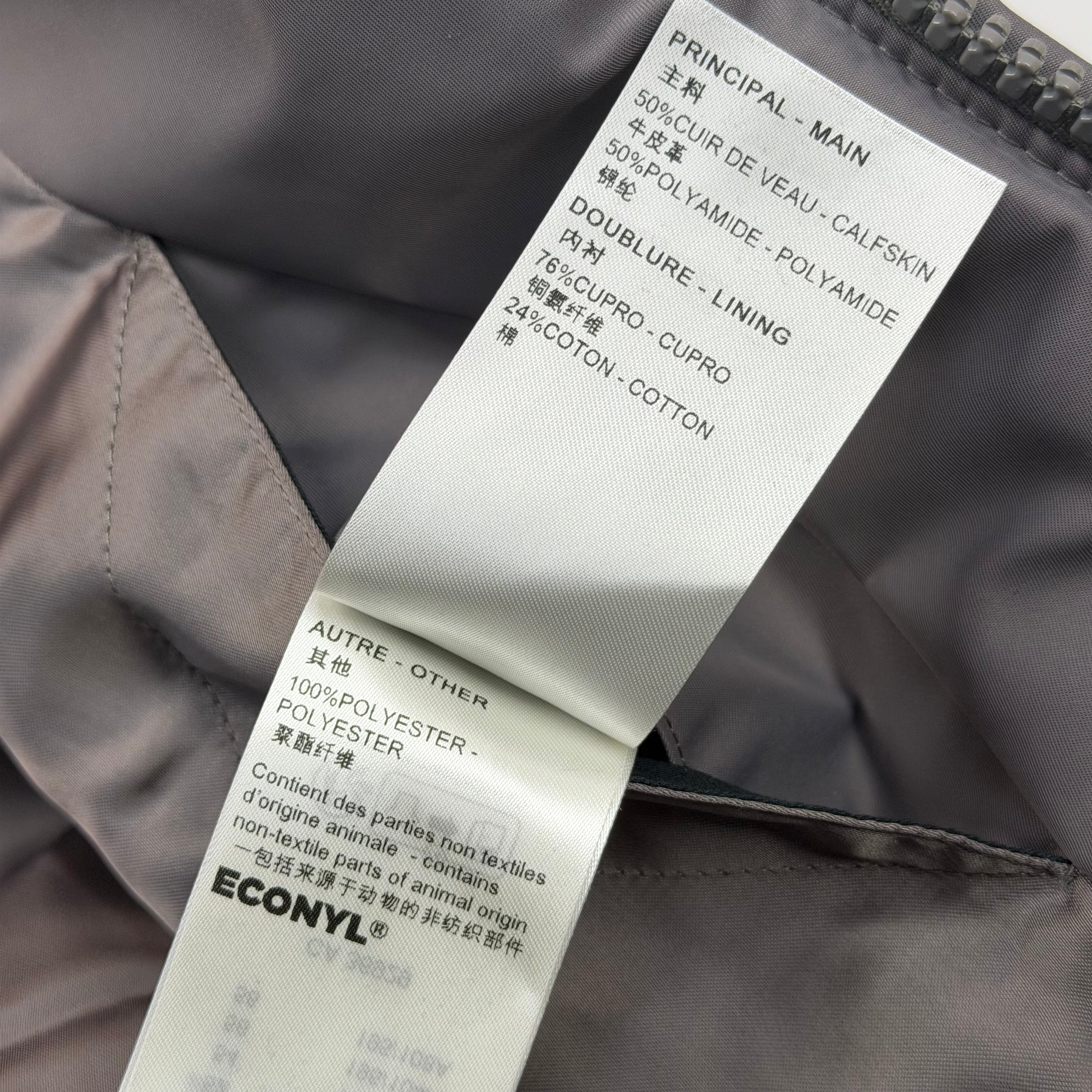 Louis Vuitton Leather and Nylon Film Studios Blouson 48 (L)