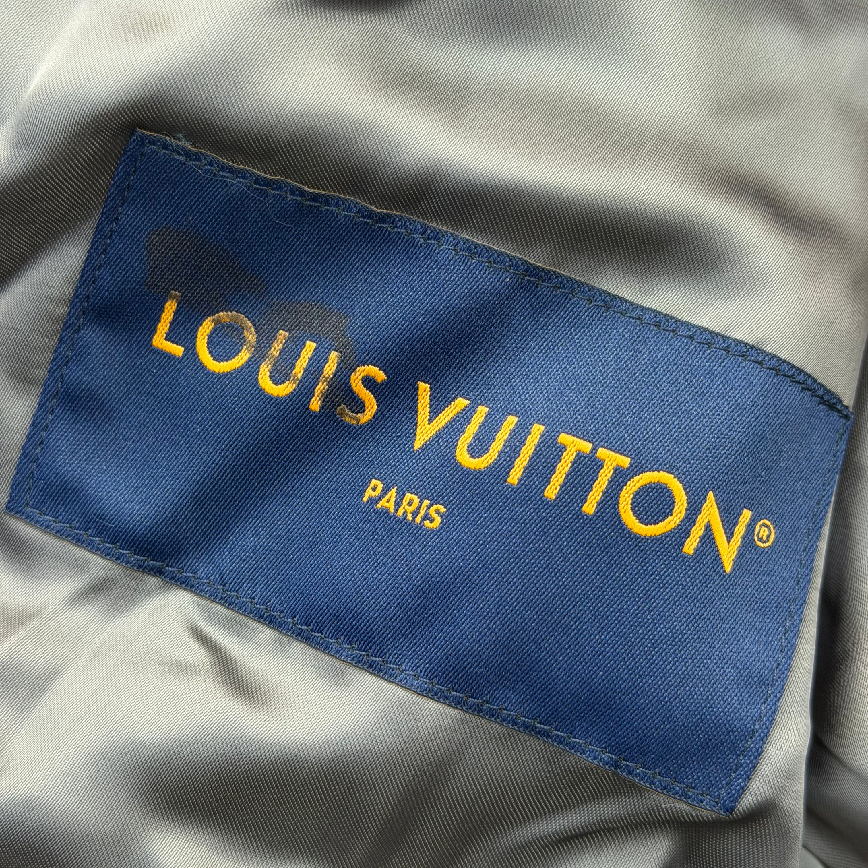 Louis Vuitton Leather and Nylon Film Studios Blouson 48 (L)