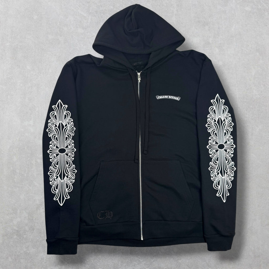 Chrome Hearts Aspen Floral Zip Up XXL