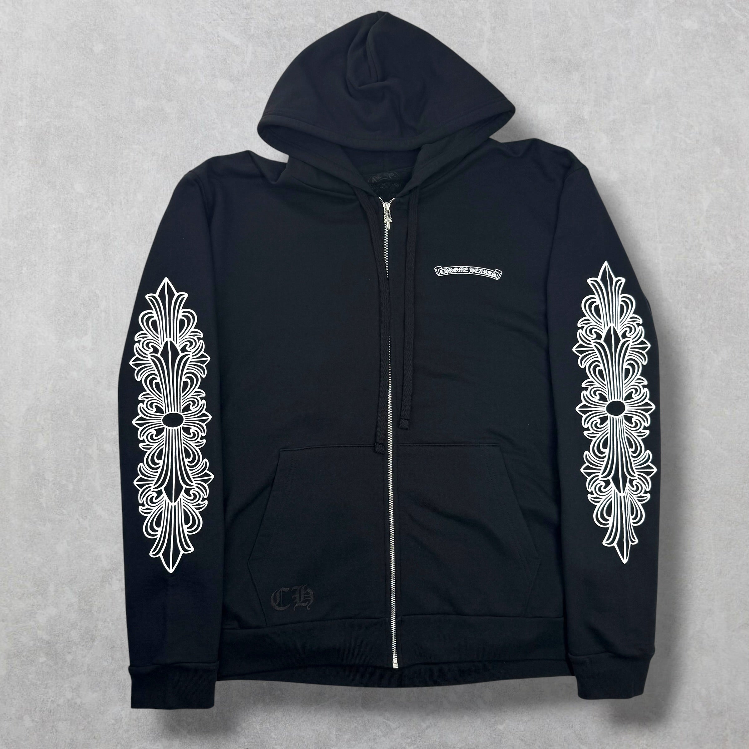 Chrome Hearts Aspen Floral Zip Up XXL