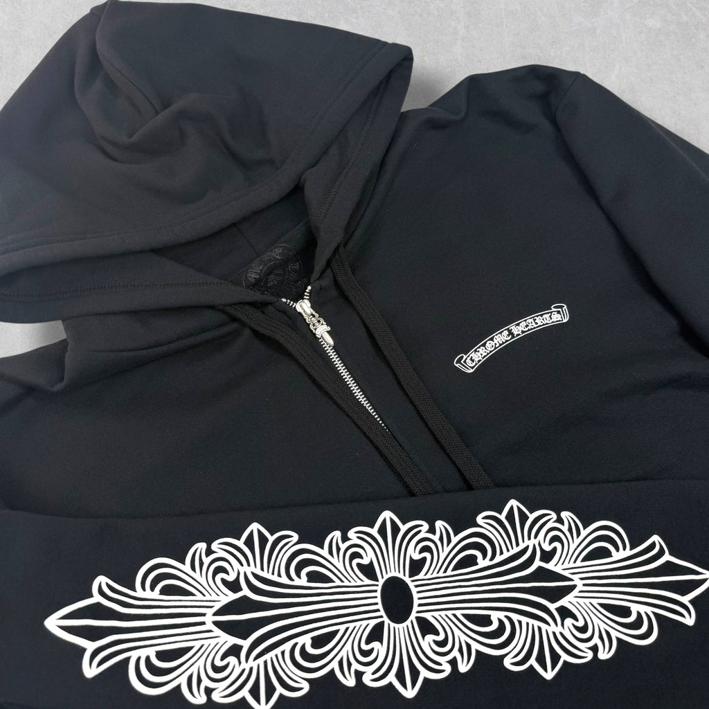 Chrome Hearts Aspen Floral Zip Up XXL