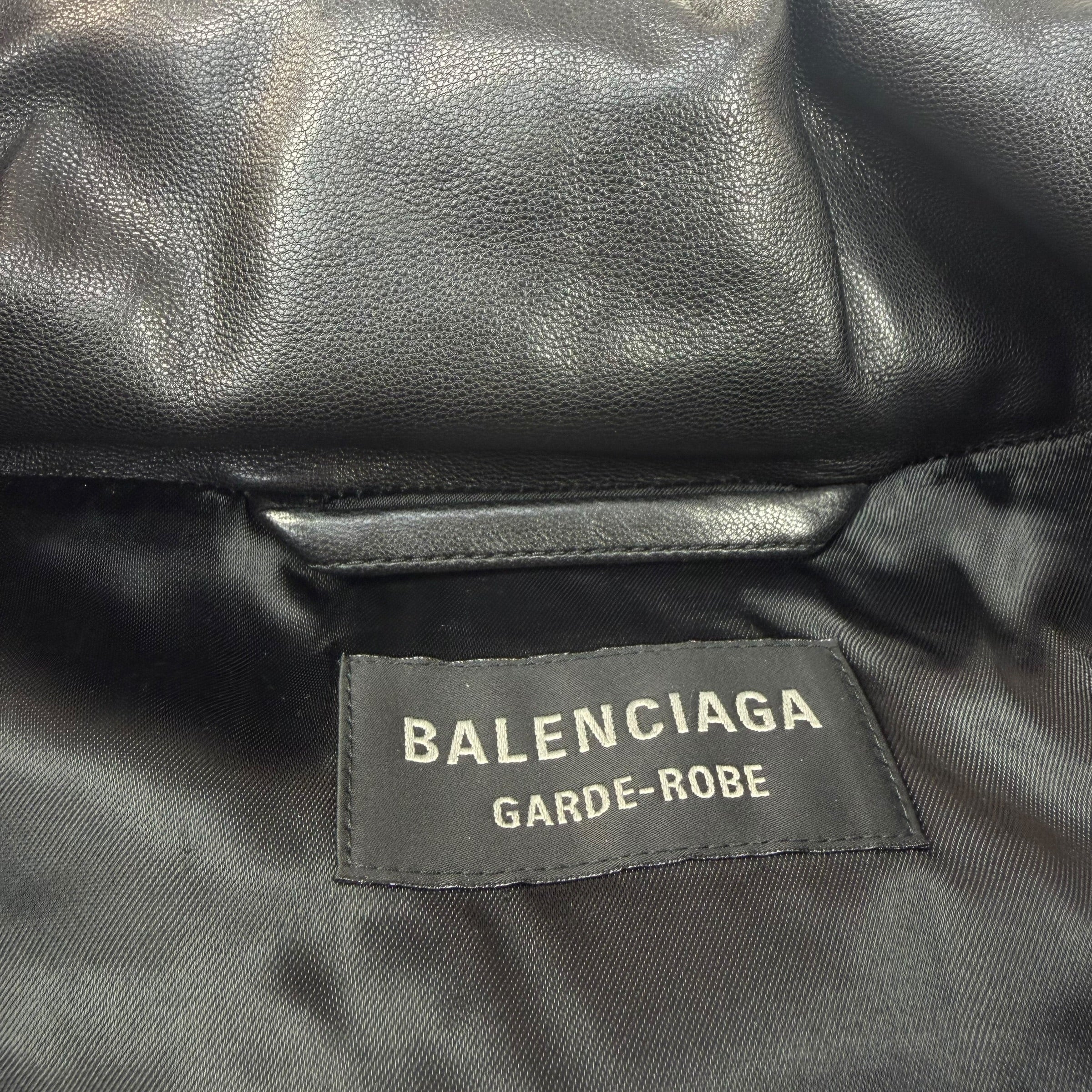 Balenciaga Super Soft Leather Down Puffer 54 (XXL)