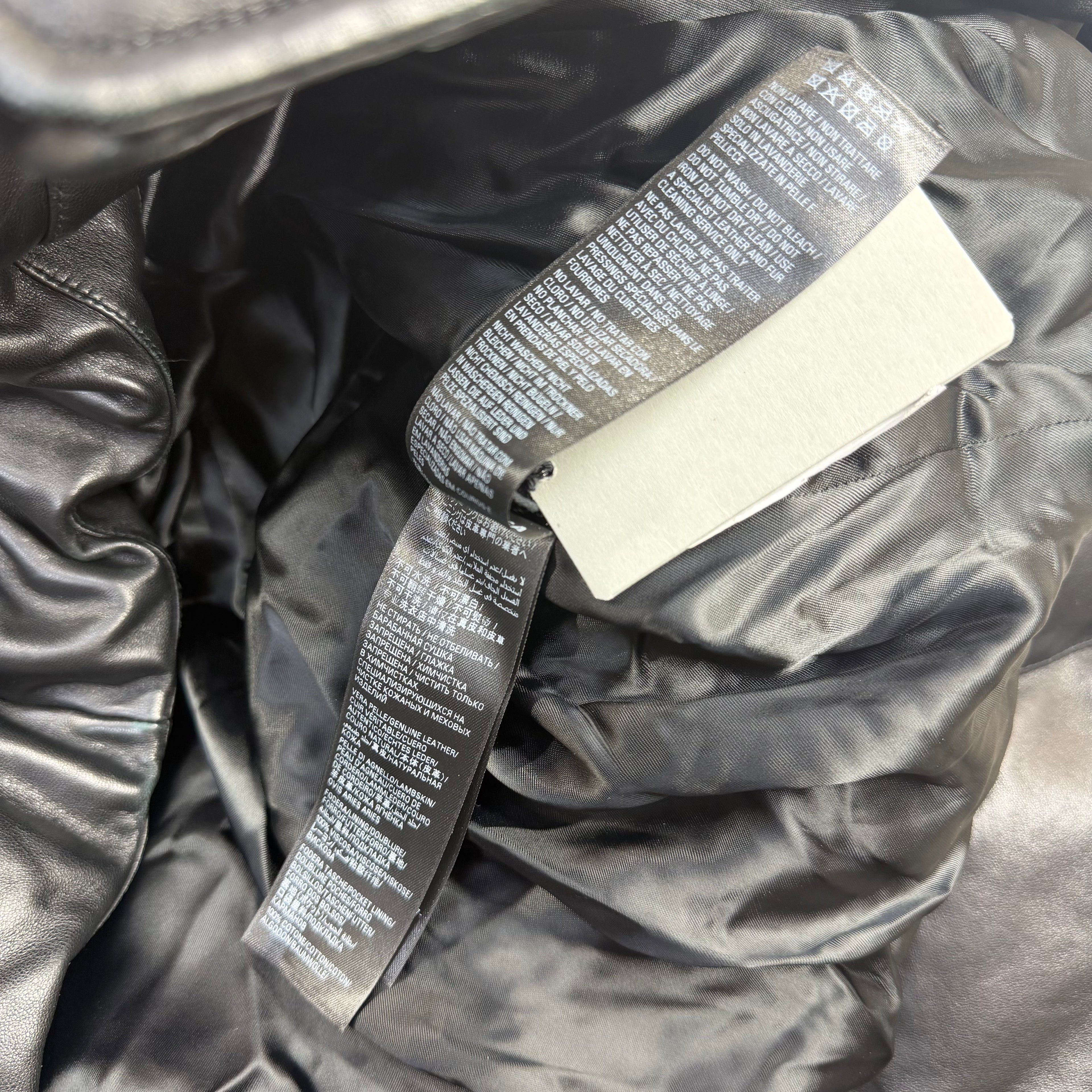 Balenciaga Super Soft Leather Down Puffer 54 (XXL)