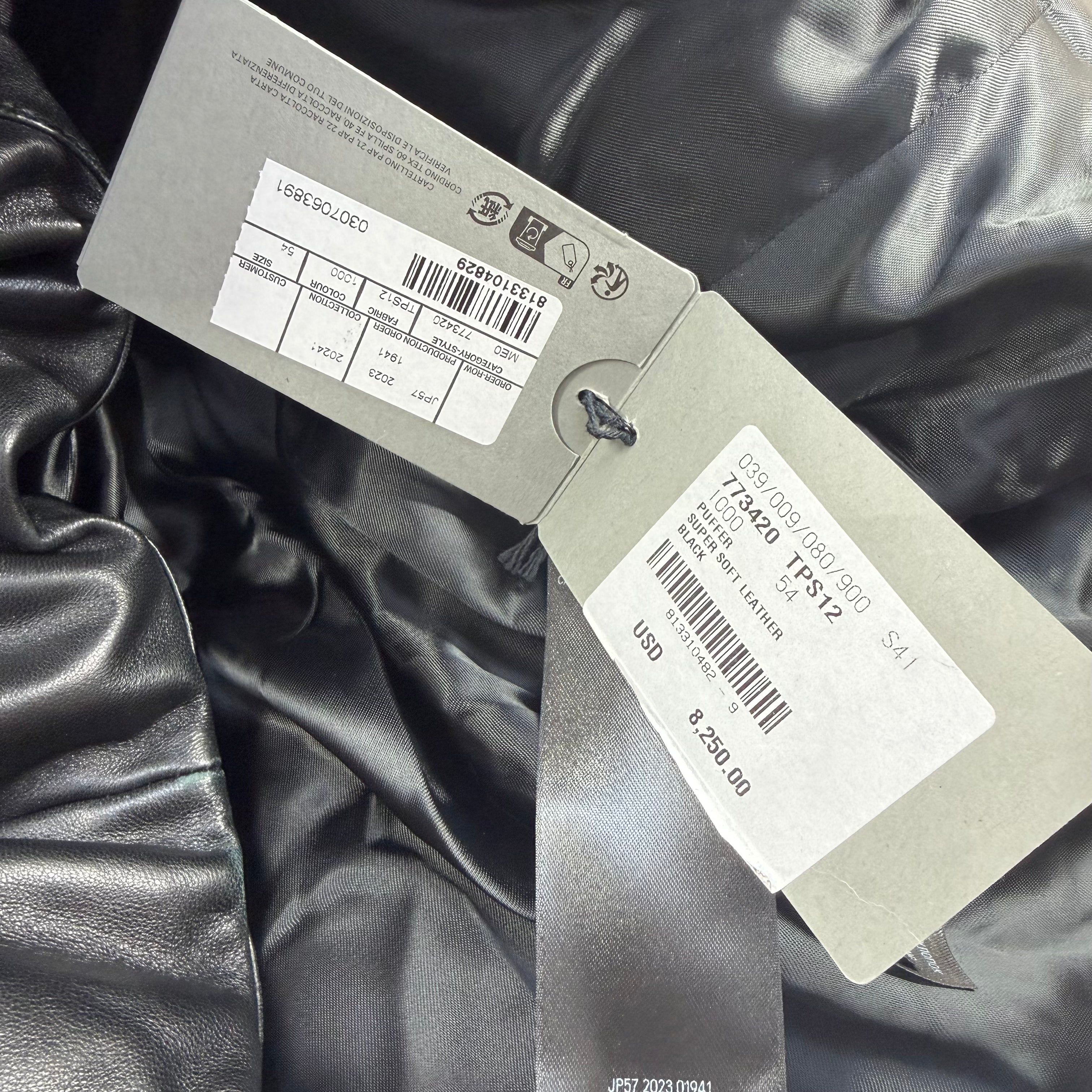 Balenciaga Super Soft Leather Down Puffer 54 (XXL)