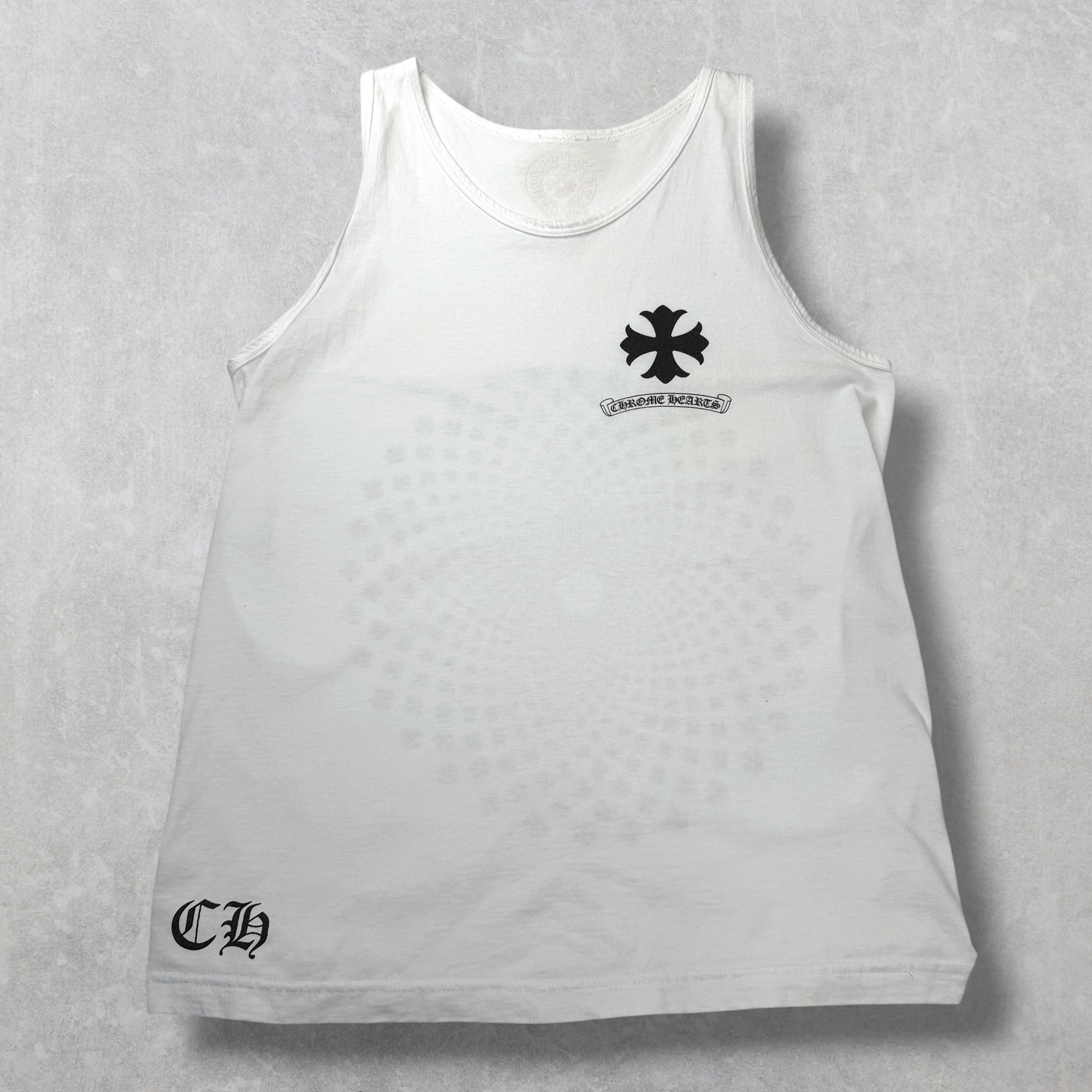 Chrome Hearts Spiral Tank Top White M