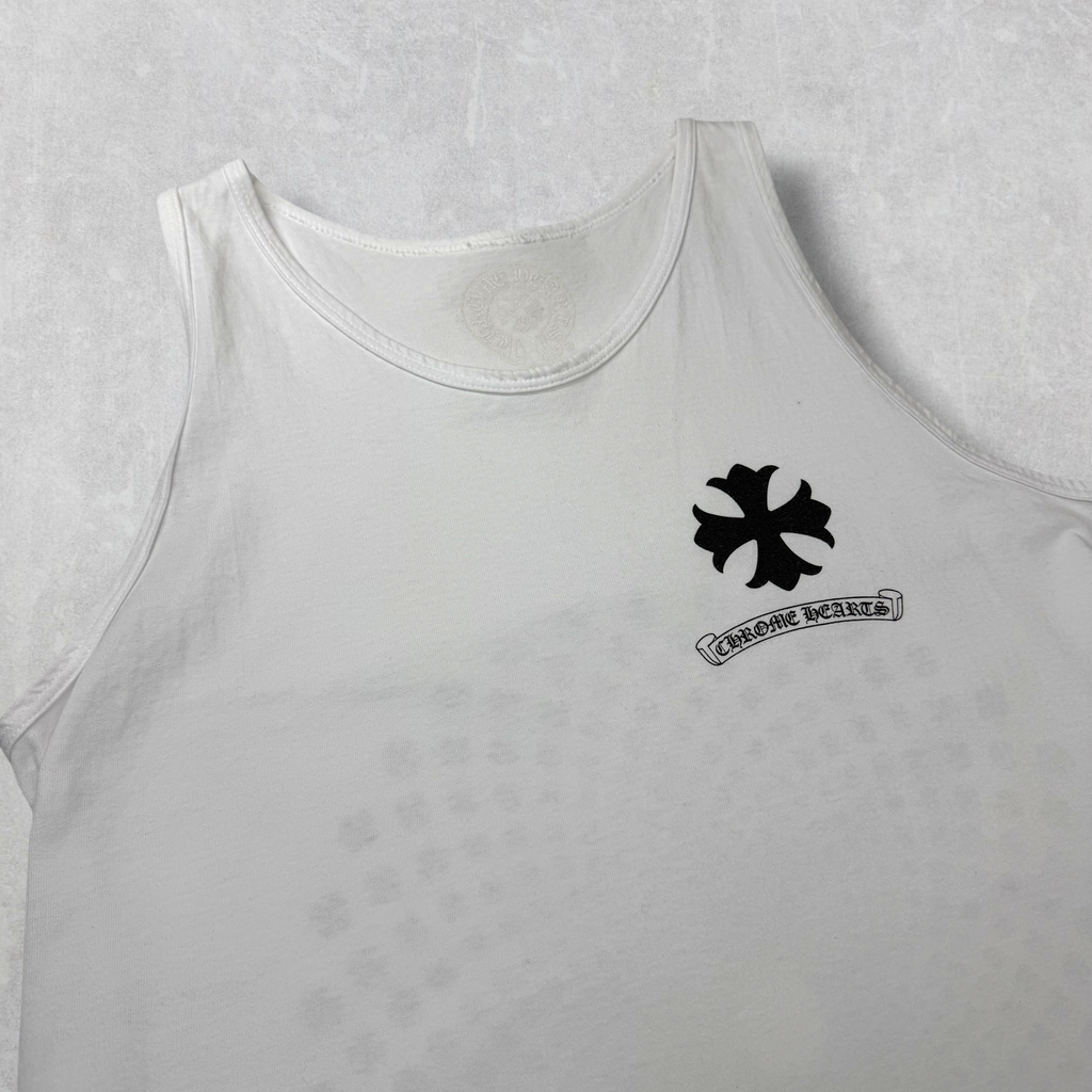 Chrome Hearts Spiral Tank Top White M
