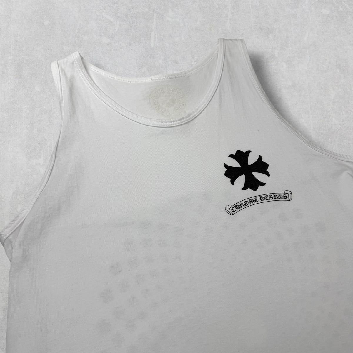 Chrome Hearts Spiral Tank Top White M
