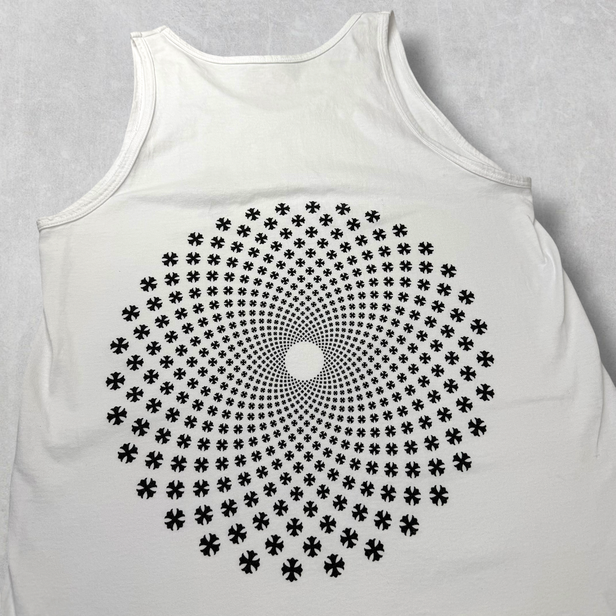 Chrome Hearts Spiral Tank Top White M