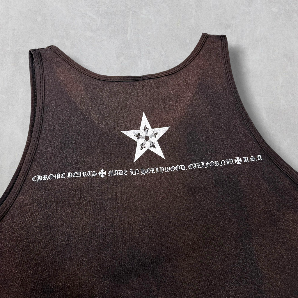 Vintage Chrome Hearts Star Tank Top L