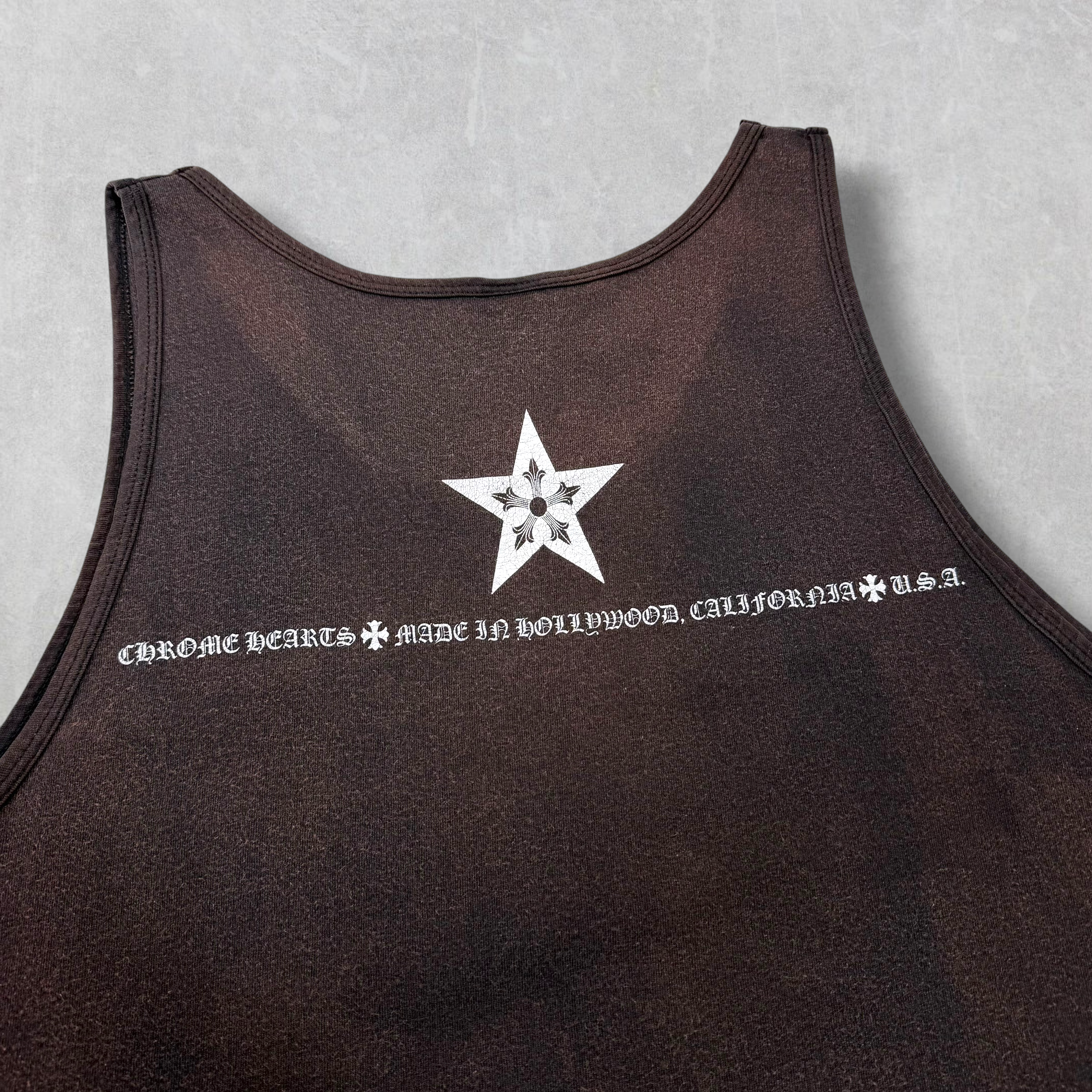 Vintage Chrome Hearts Star Tank Top L