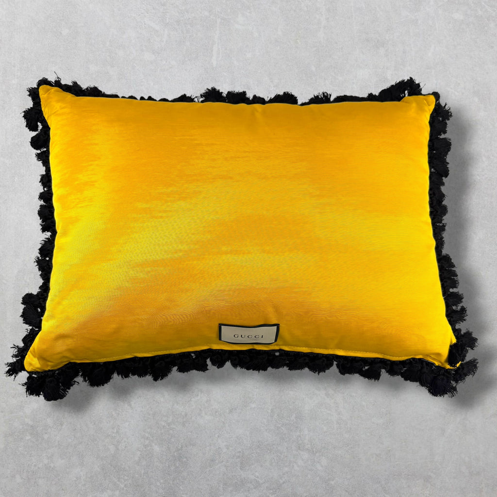 Gucci GG Heart & Bee Jacquard Rectangle Cushion