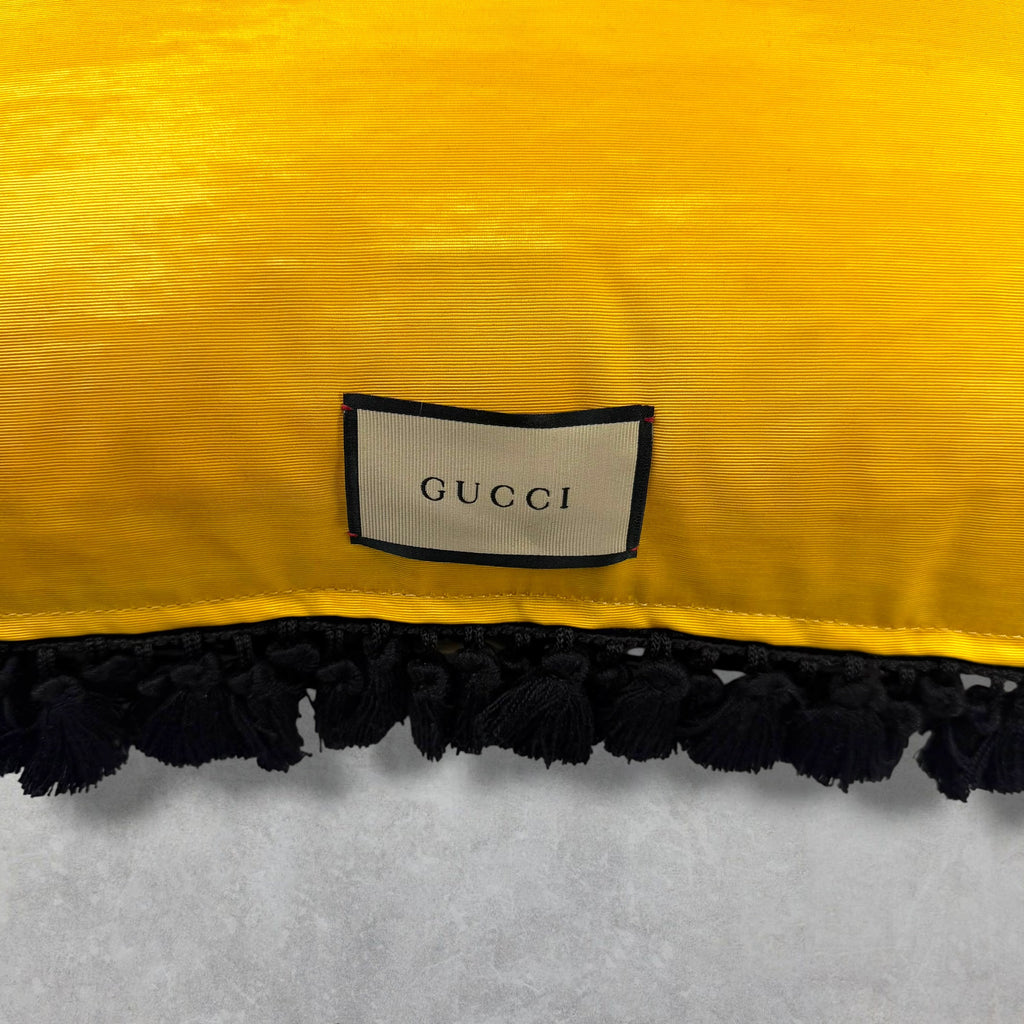Gucci GG Heart & Bee Jacquard Rectangle Cushion
