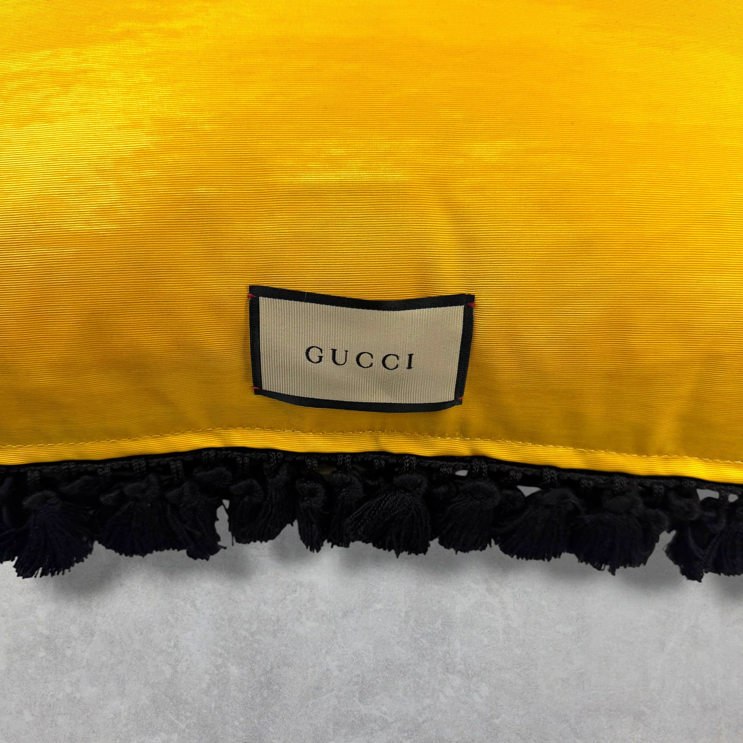 Gucci GG Heart & Bee Jacquard Rectangle Cushion