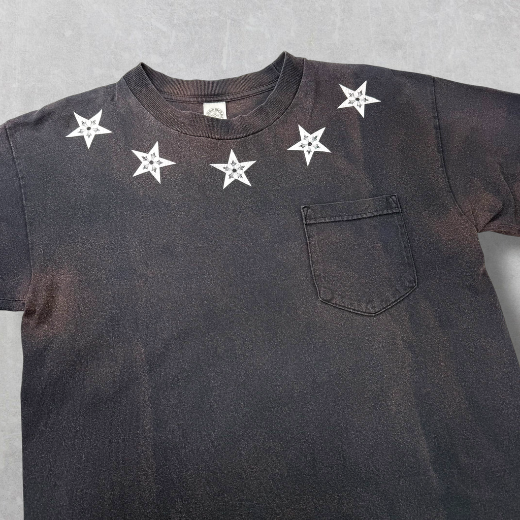 Vintage Chrome Hearts Star Collar Tee M