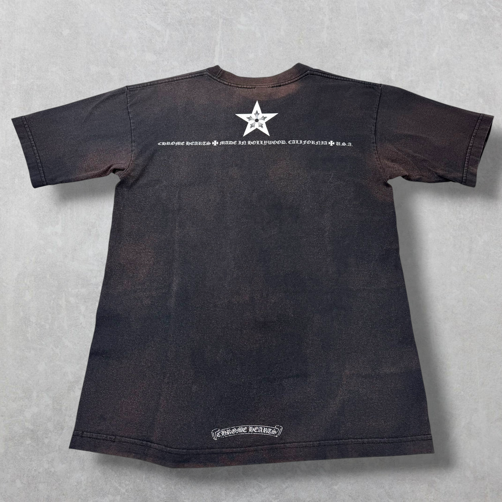 Vintage Chrome Hearts Star Collar Tee M
