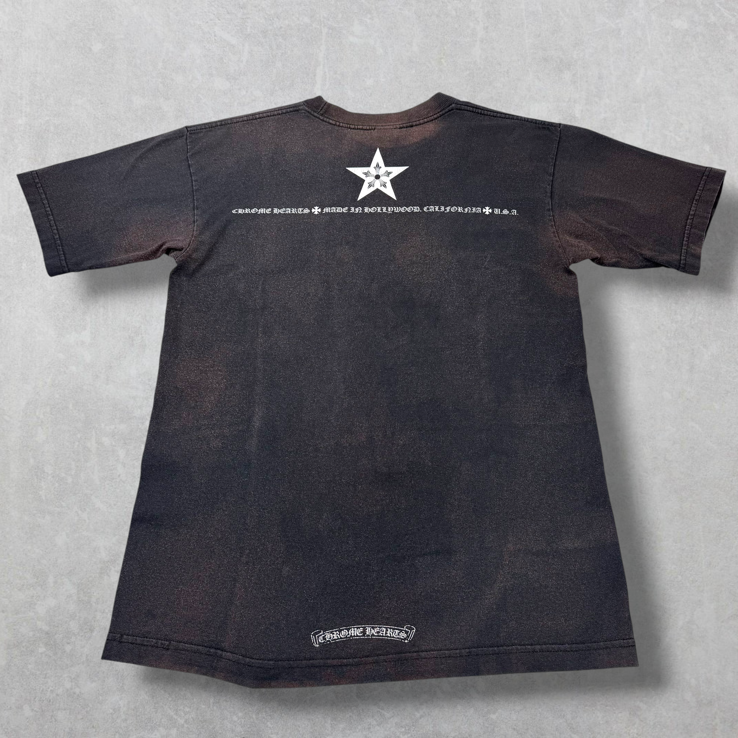Vintage Chrome Hearts Star Collar Tee M