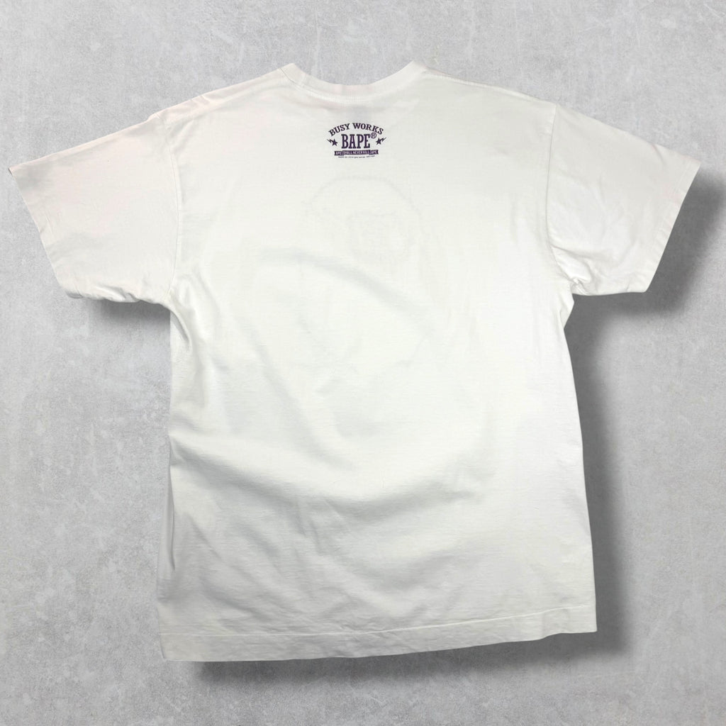Bape Swarovski Crystal Ape Sta Logo Tee XL