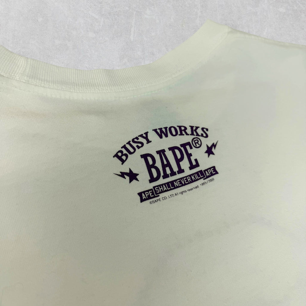 Bape Swarovski Crystal Ape Sta Logo Tee XL