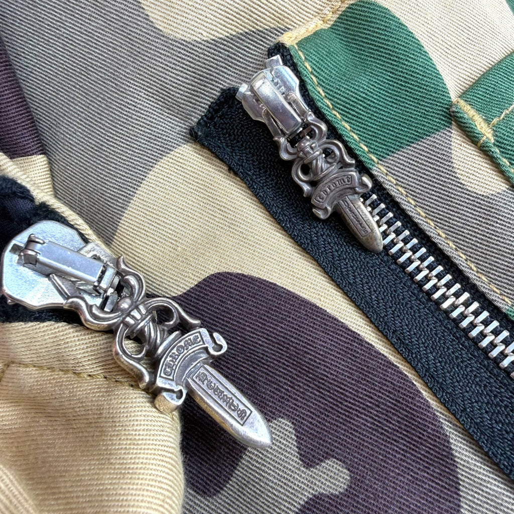 Chrome Hearts Matty Boy Camouflage Sex Records Bomber Jacket XL