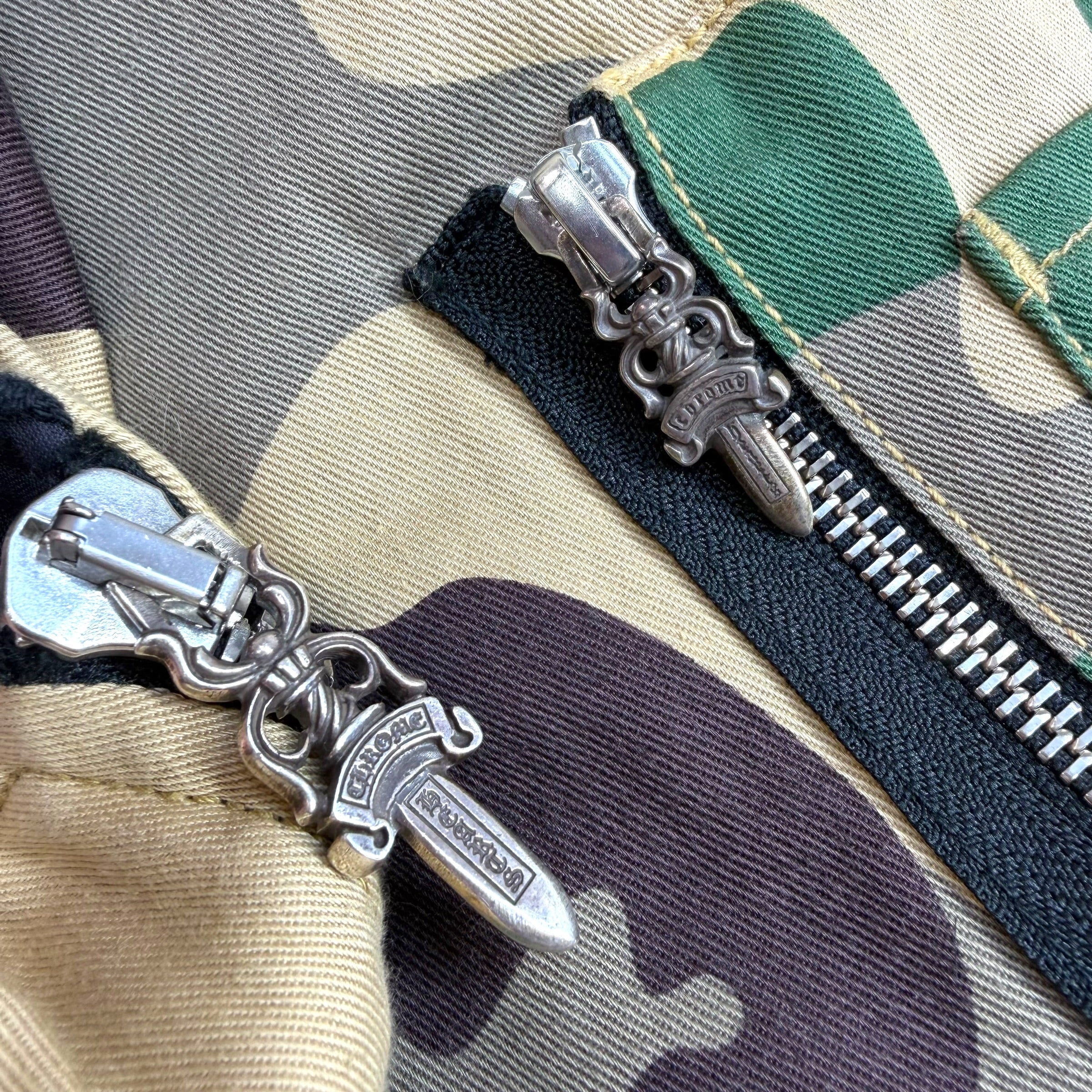Chrome Hearts Matty Boy Camouflage Sex Records Bomber Jacket XL