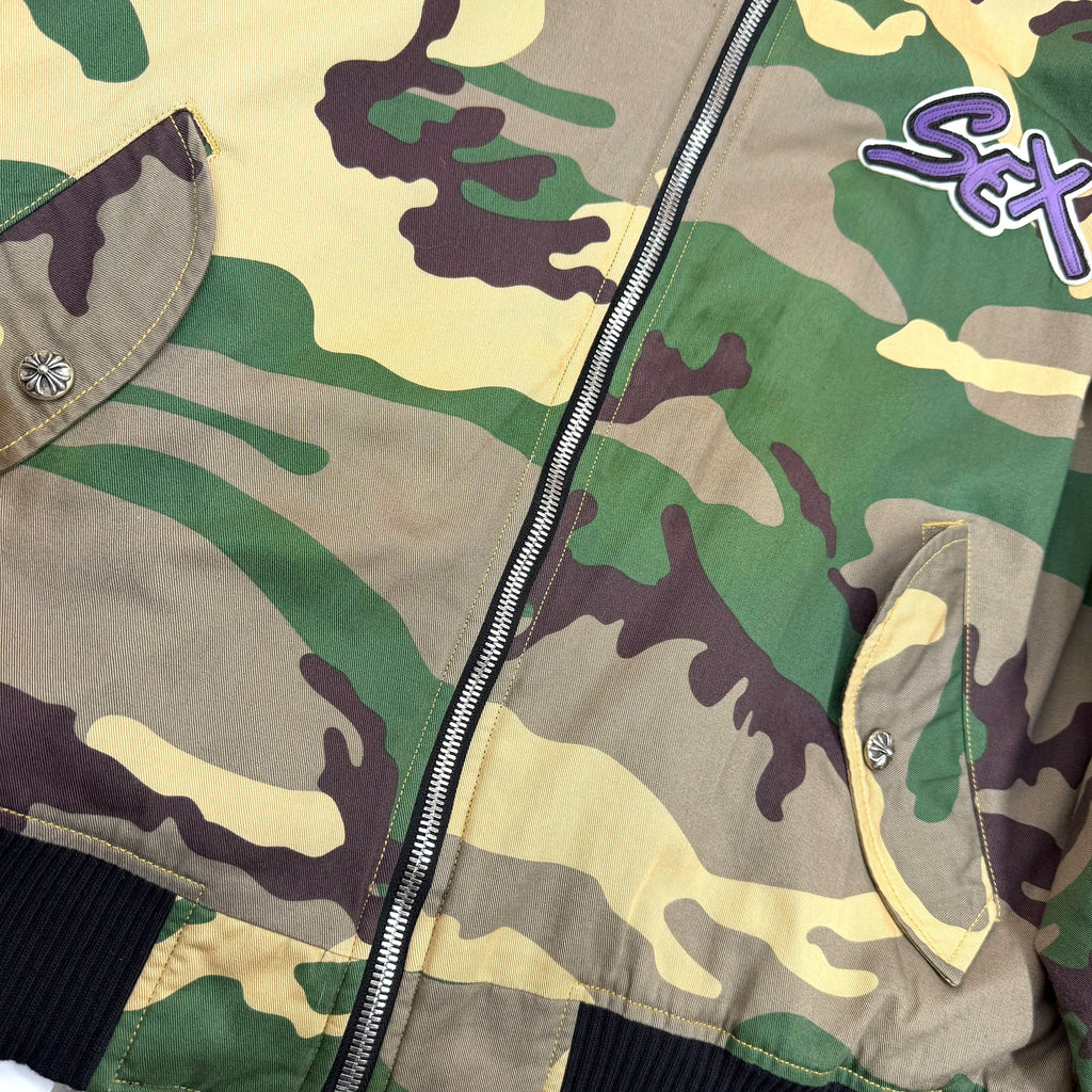 Chrome Hearts Matty Boy Camouflage Sex Records Bomber Jacket XL