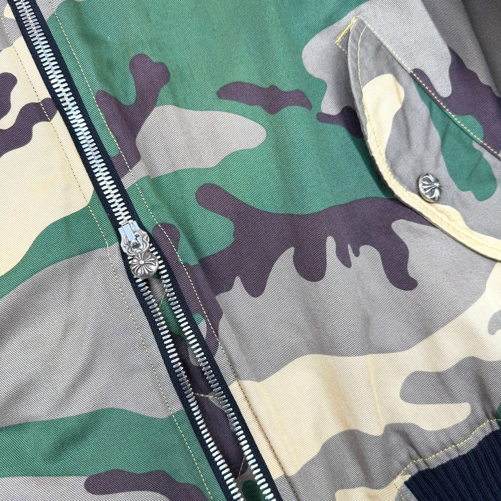 Chrome Hearts Matty Boy Camouflage Sex Records Bomber Jacket XL